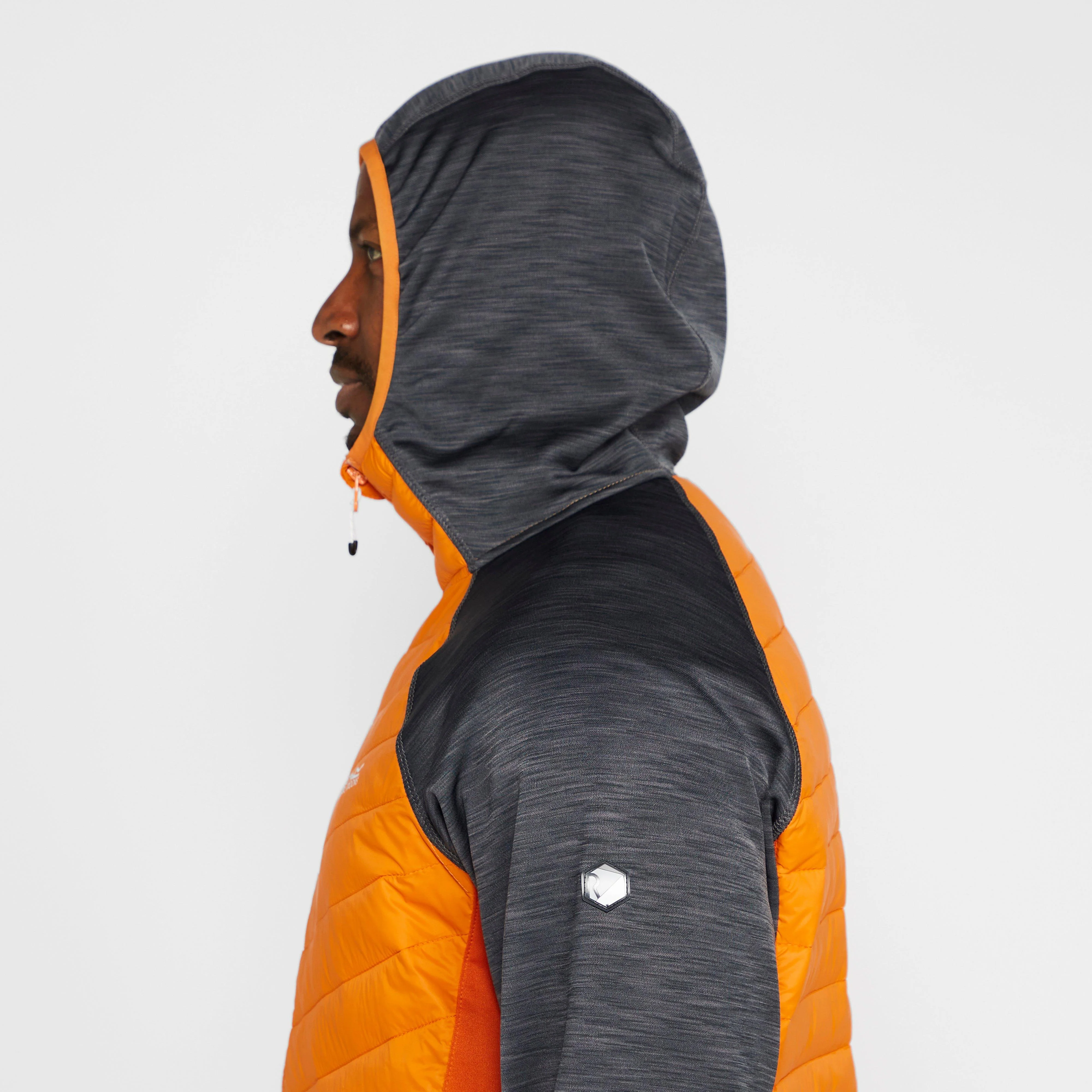 Mens Anderson VI Hybrid Insulated Jacket Flame Orange/Light Grey Marl/Fox - Image 8