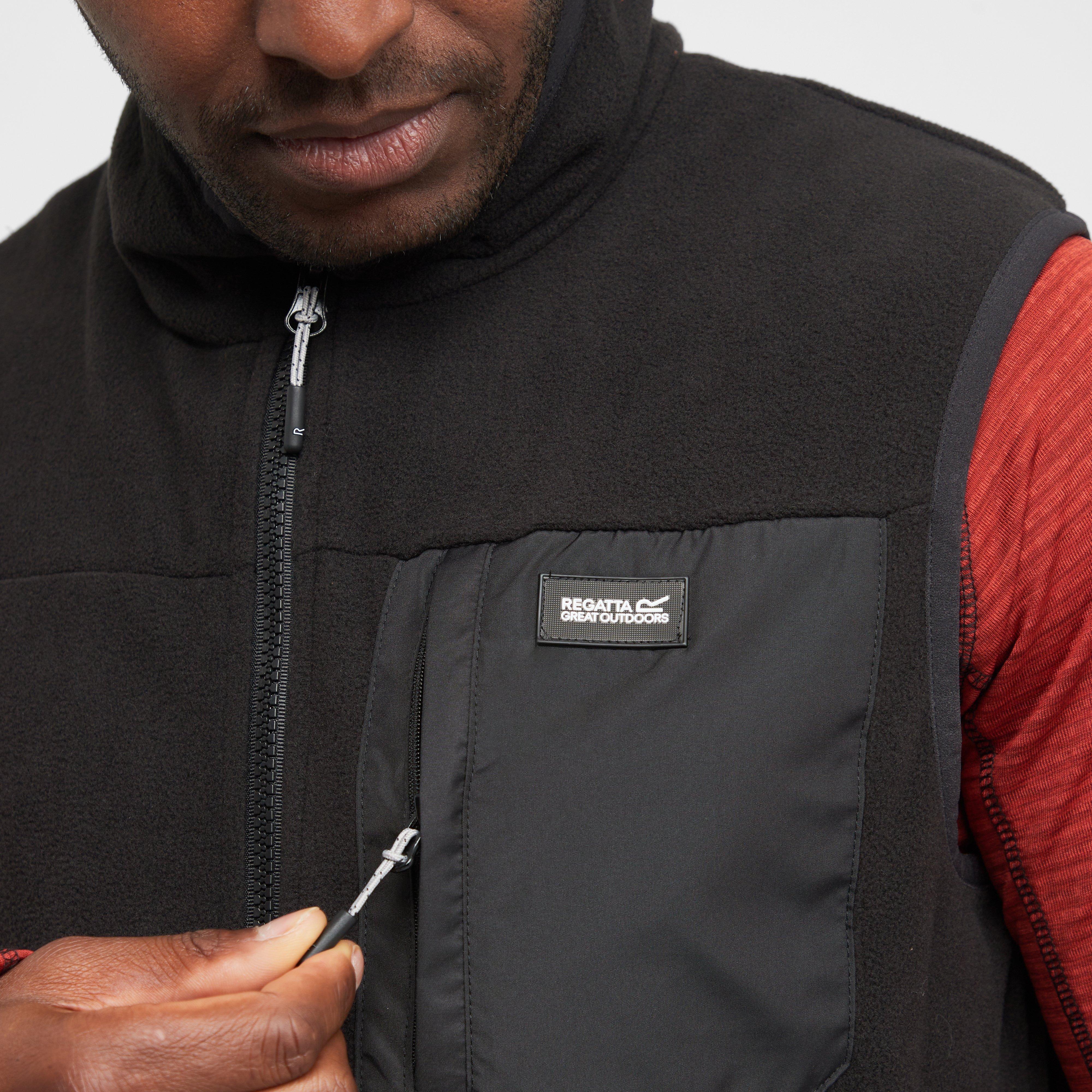 Mens Frankie Fleece Bodywarmer Black - Image 5