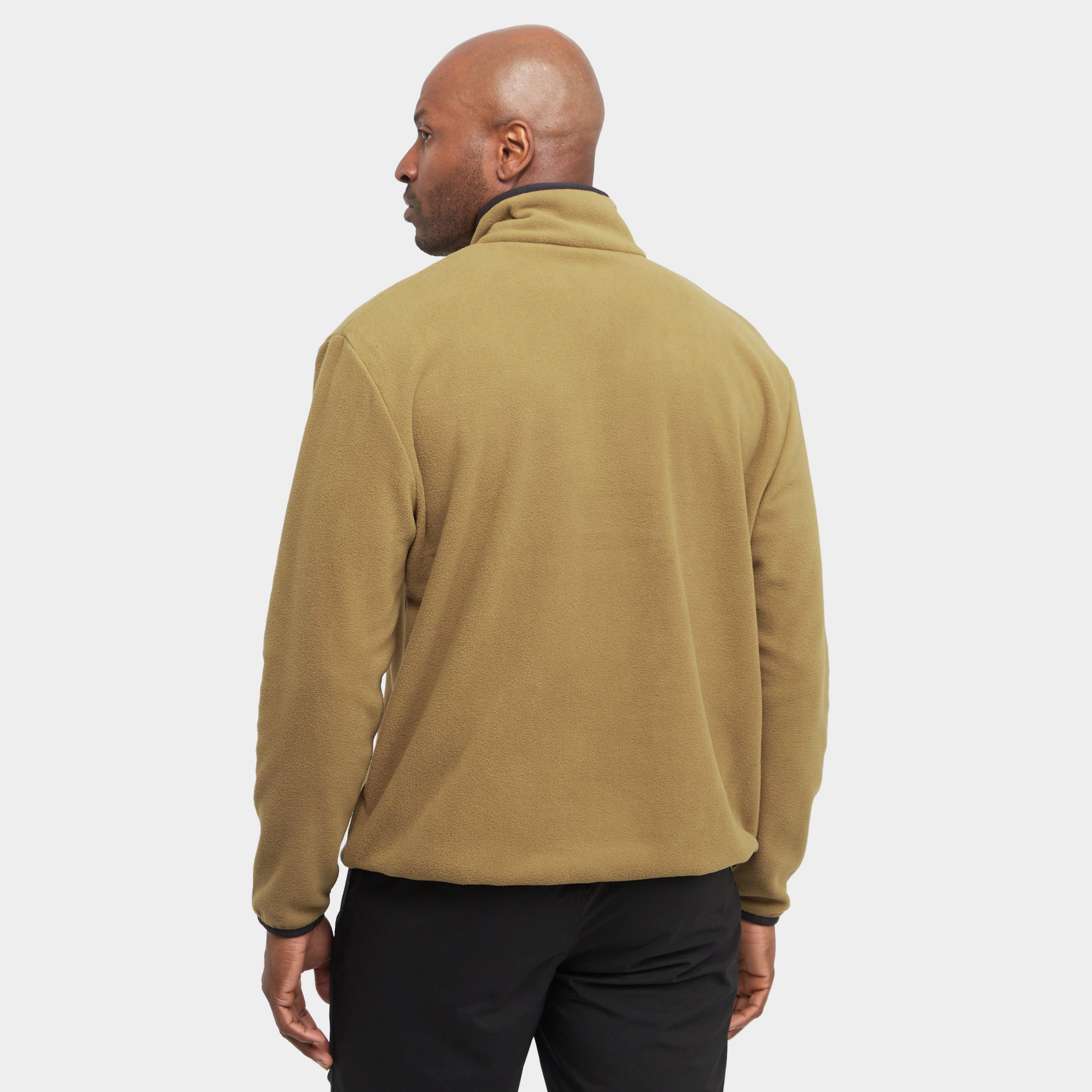 Mens Frankie Half Zip Fleece Cumin - Image 2
