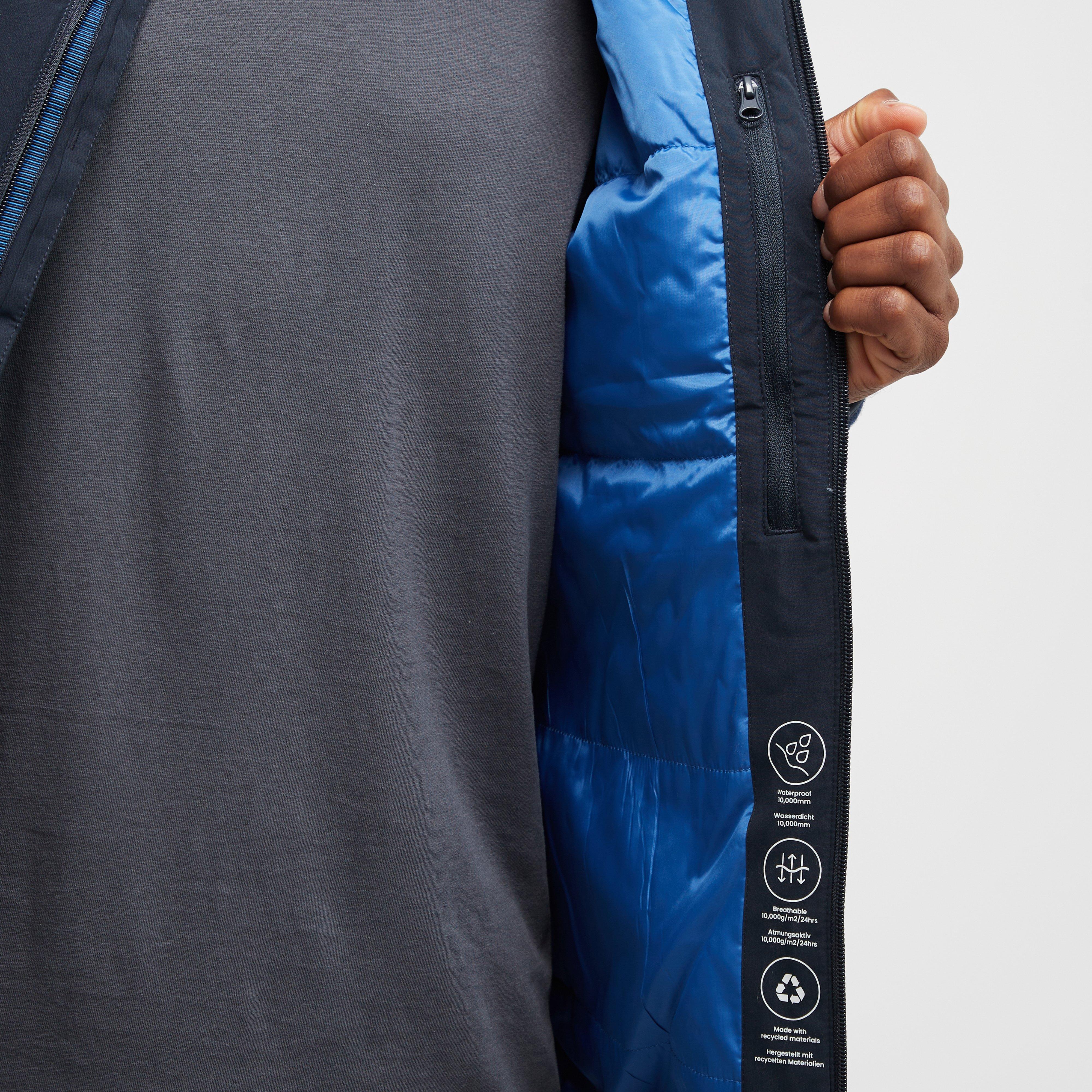 Mens Frelton Waterproof Insulated Jacket Navy Olympian Blue - Image 8