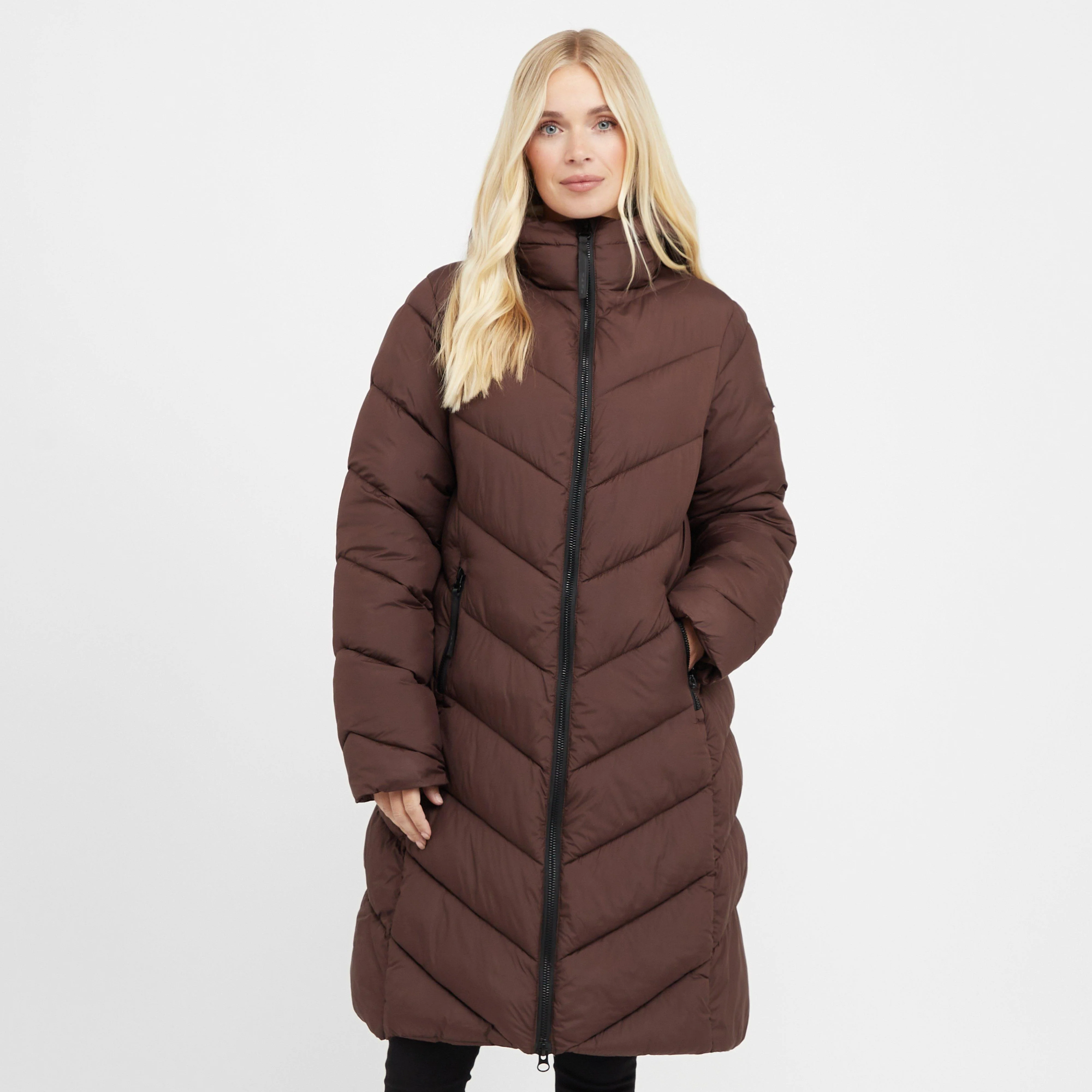 Womens Andia II Quilted Jacket Bueno Brown