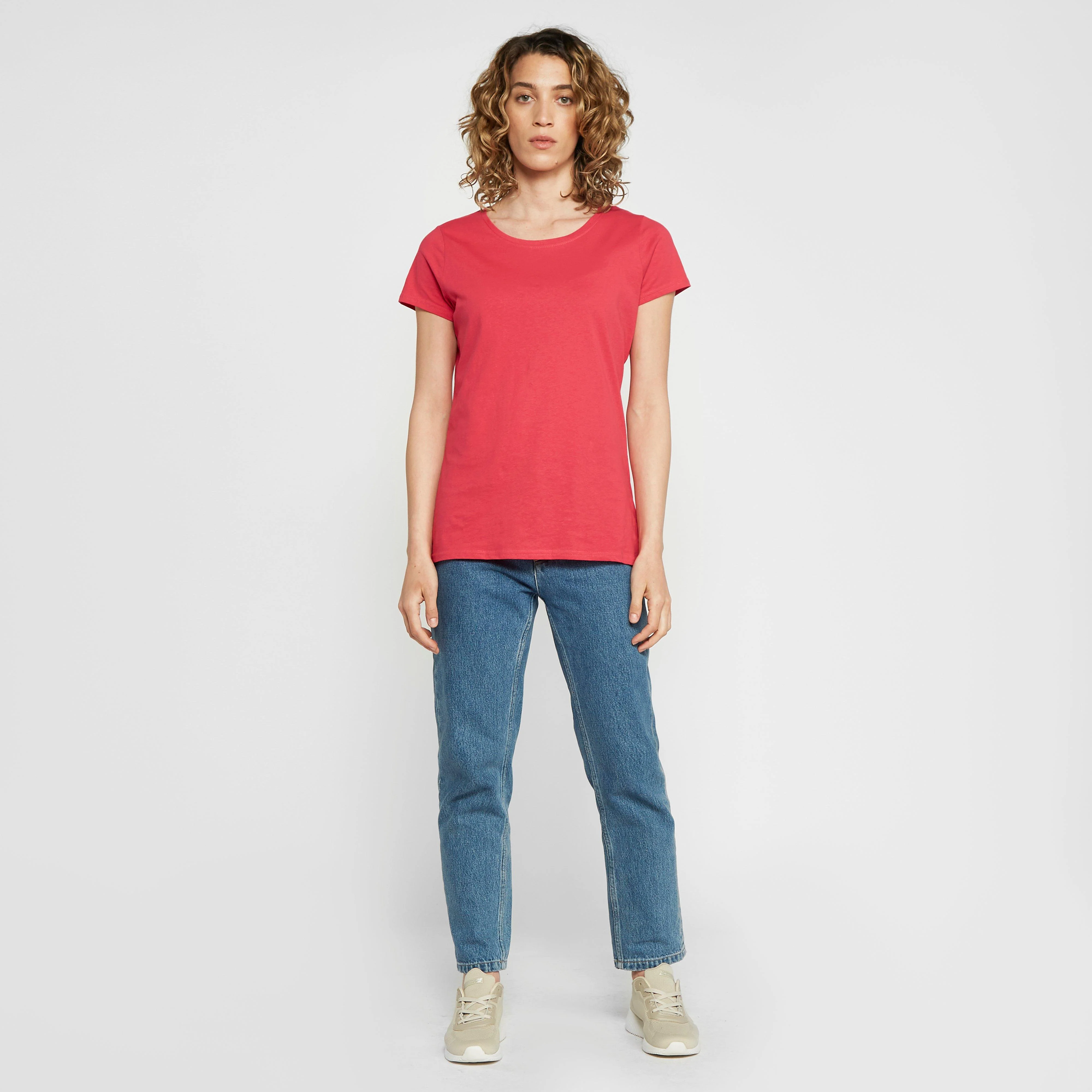 Womens Carlie T-Shirt Rethink Pink - Image 3