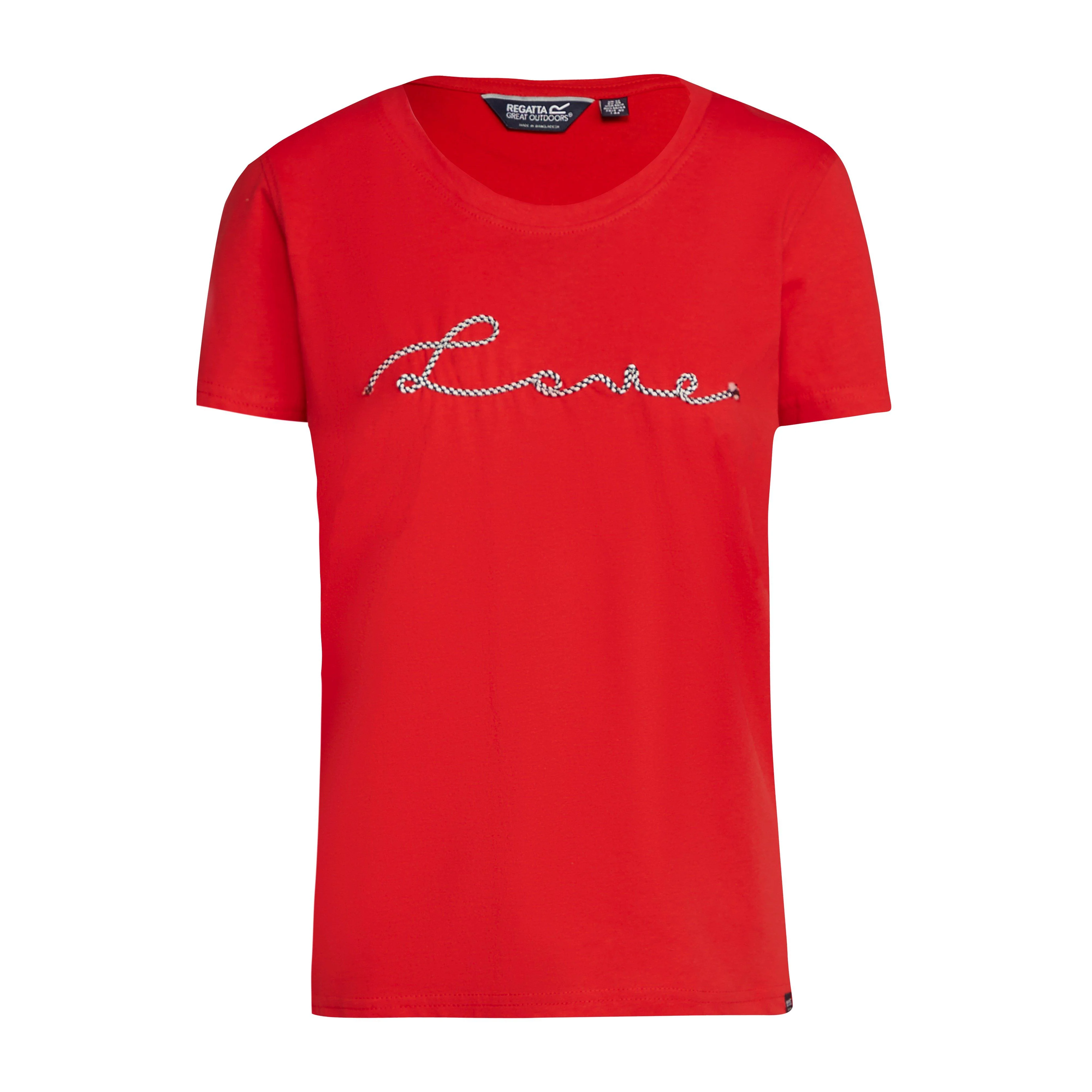 Womens Flandra VI T-Shirt True Red - Image 6
