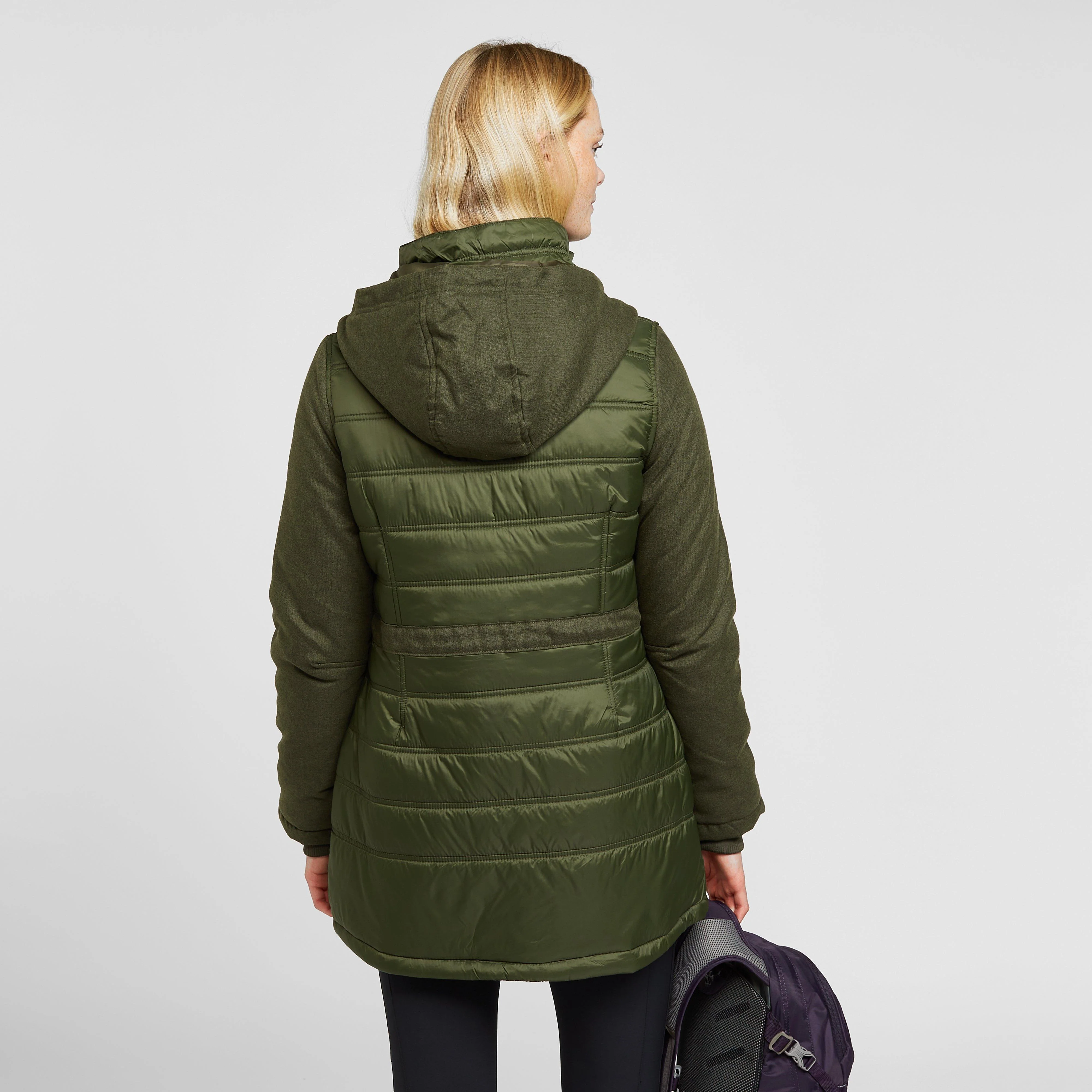 Womens Kennedie Insulated Jacket Khaki - Image 2