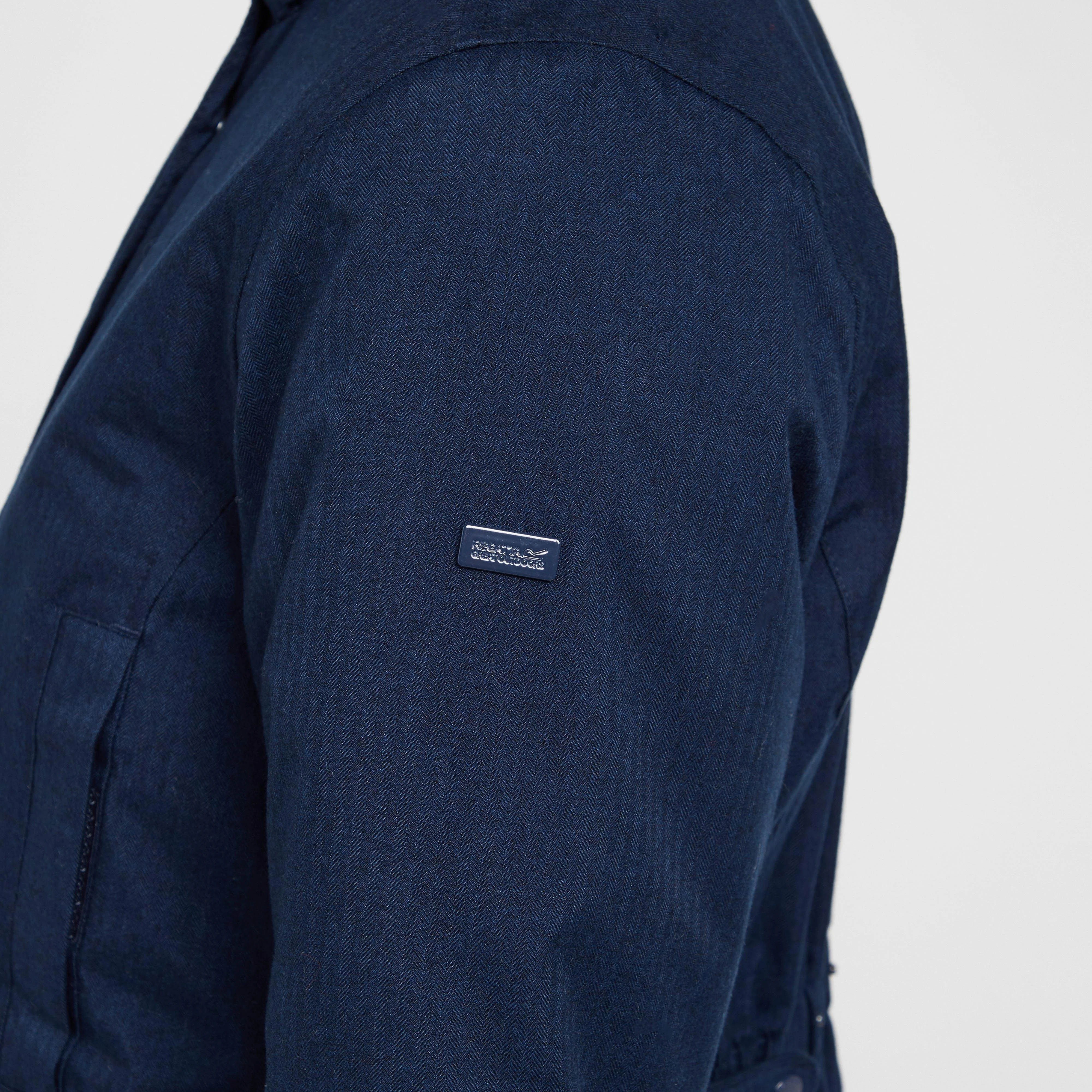 Womens Leighton Waterproof Jacket Navy - Image 8