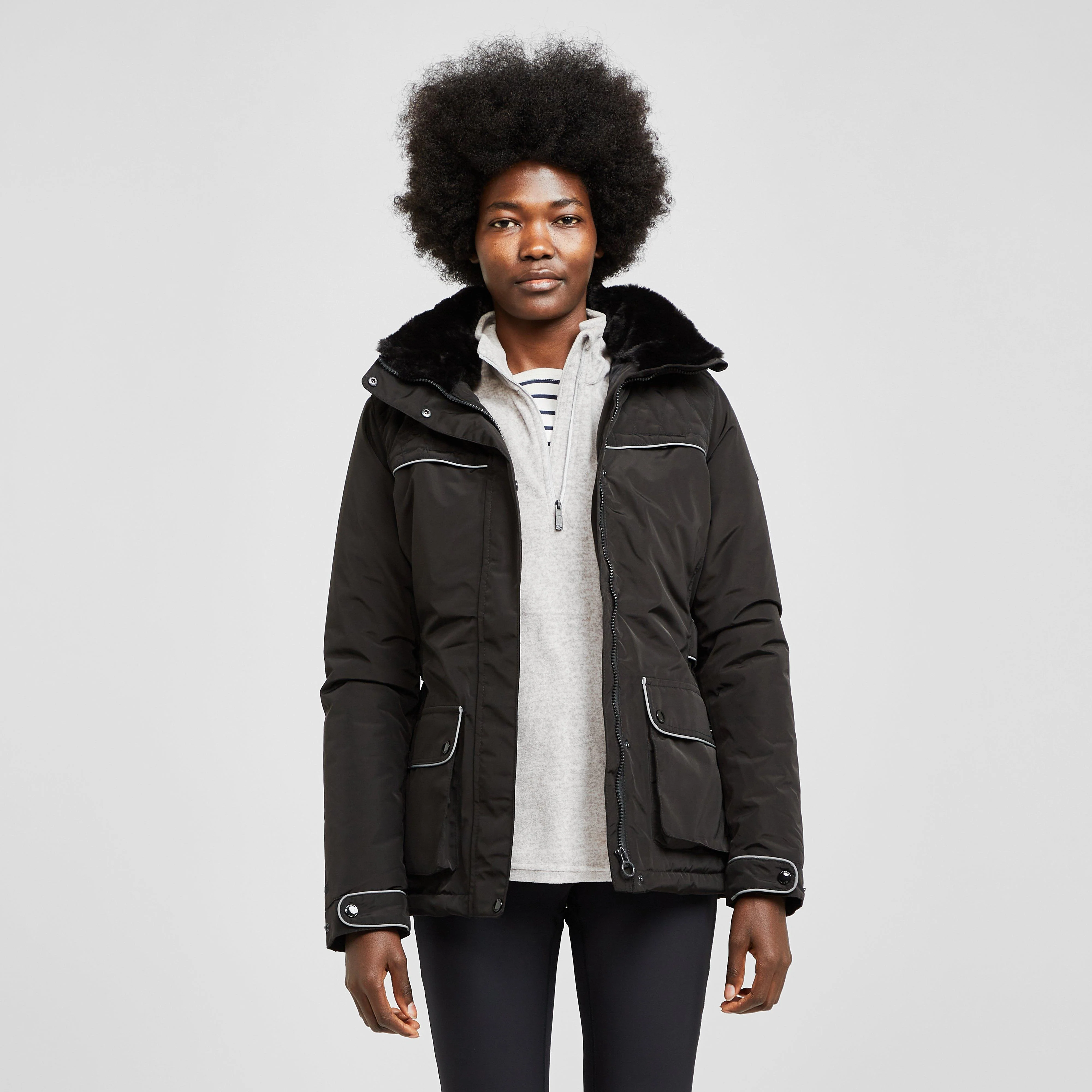 Womens Linnette Waterproof Insulated Jacket Black