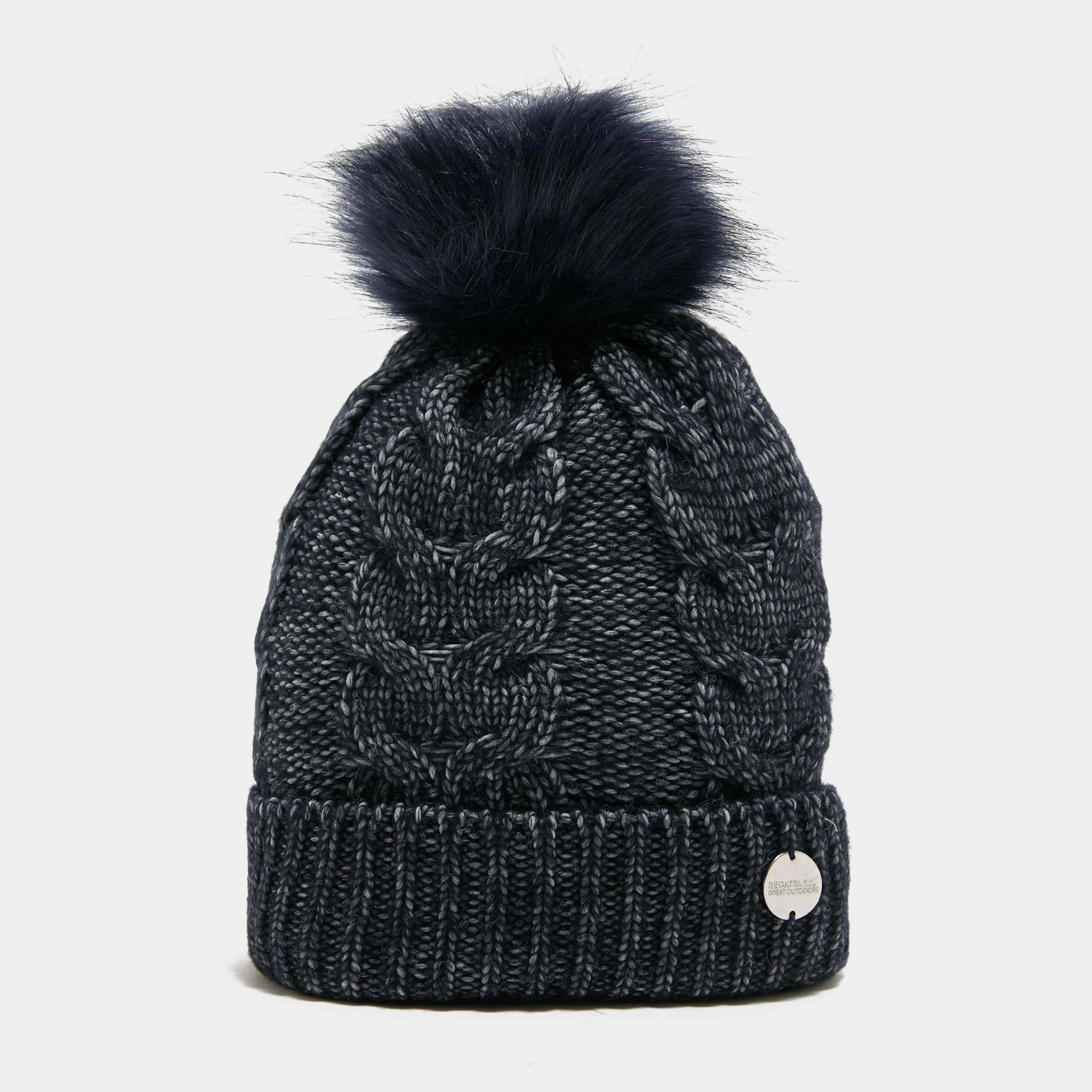 Women’s Lovella III Knitted Hat Navy - Image 4
