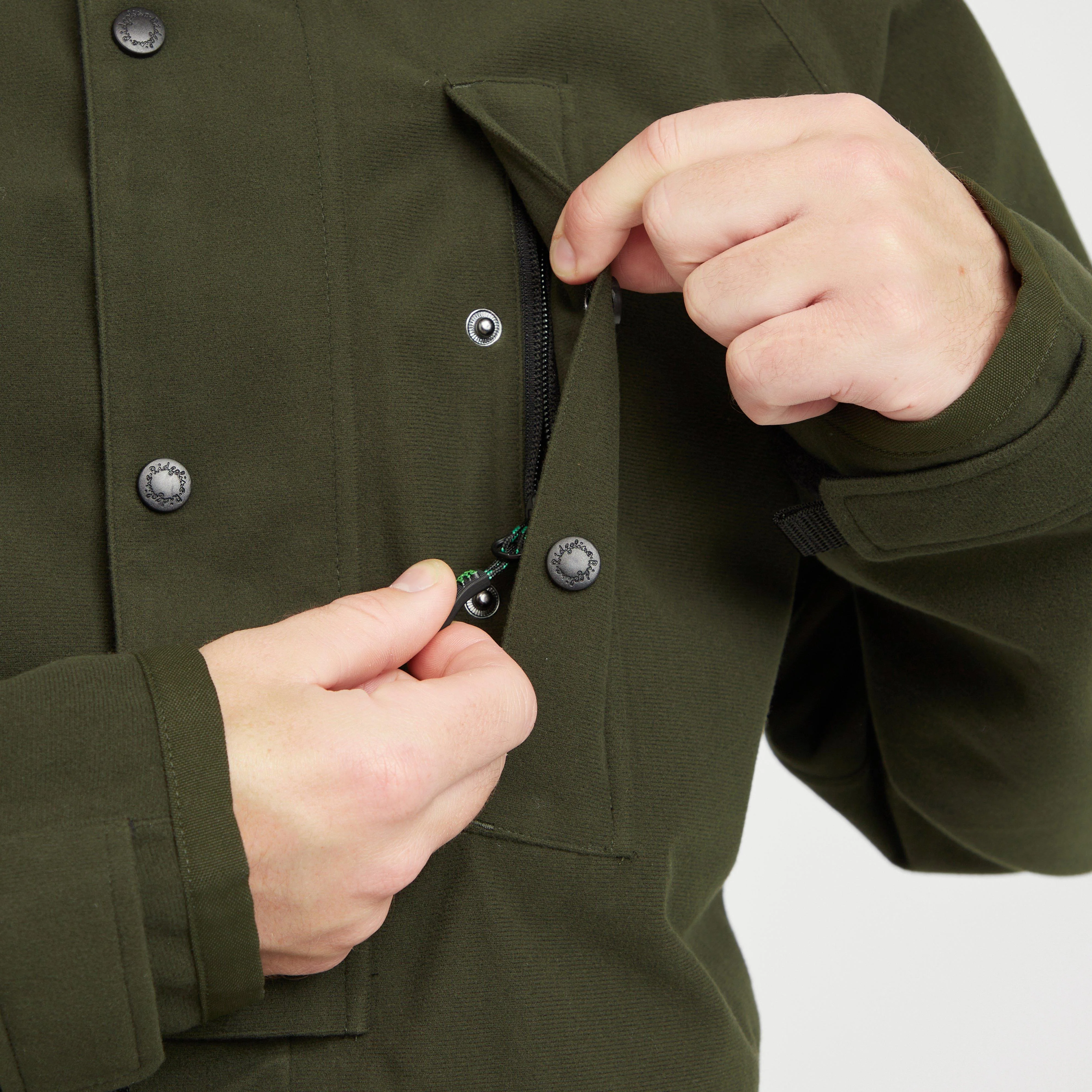Mens Monsoon Classic Smock Deep Forest - Image 10