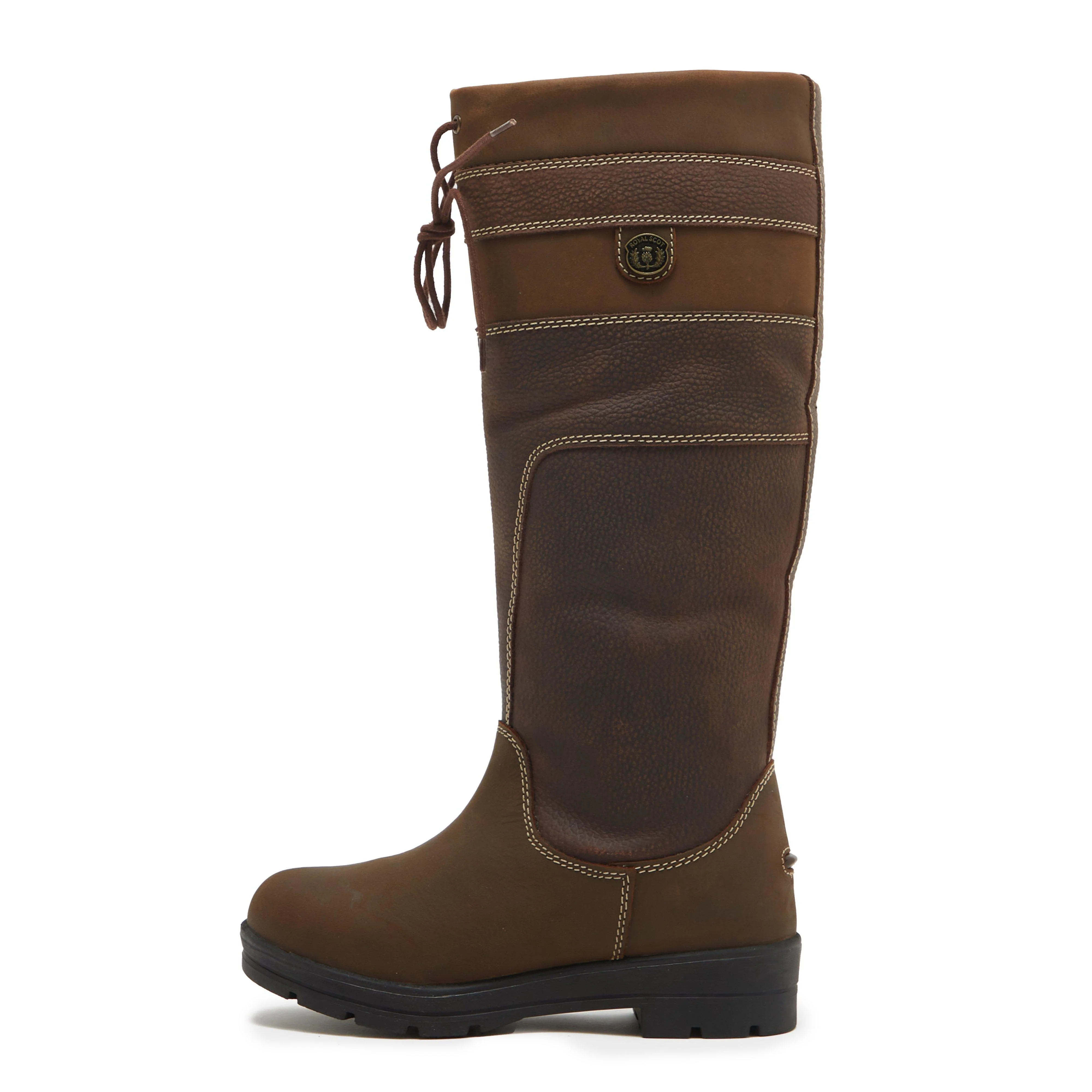 Womens Armadale Country Boots Brown - Image 7