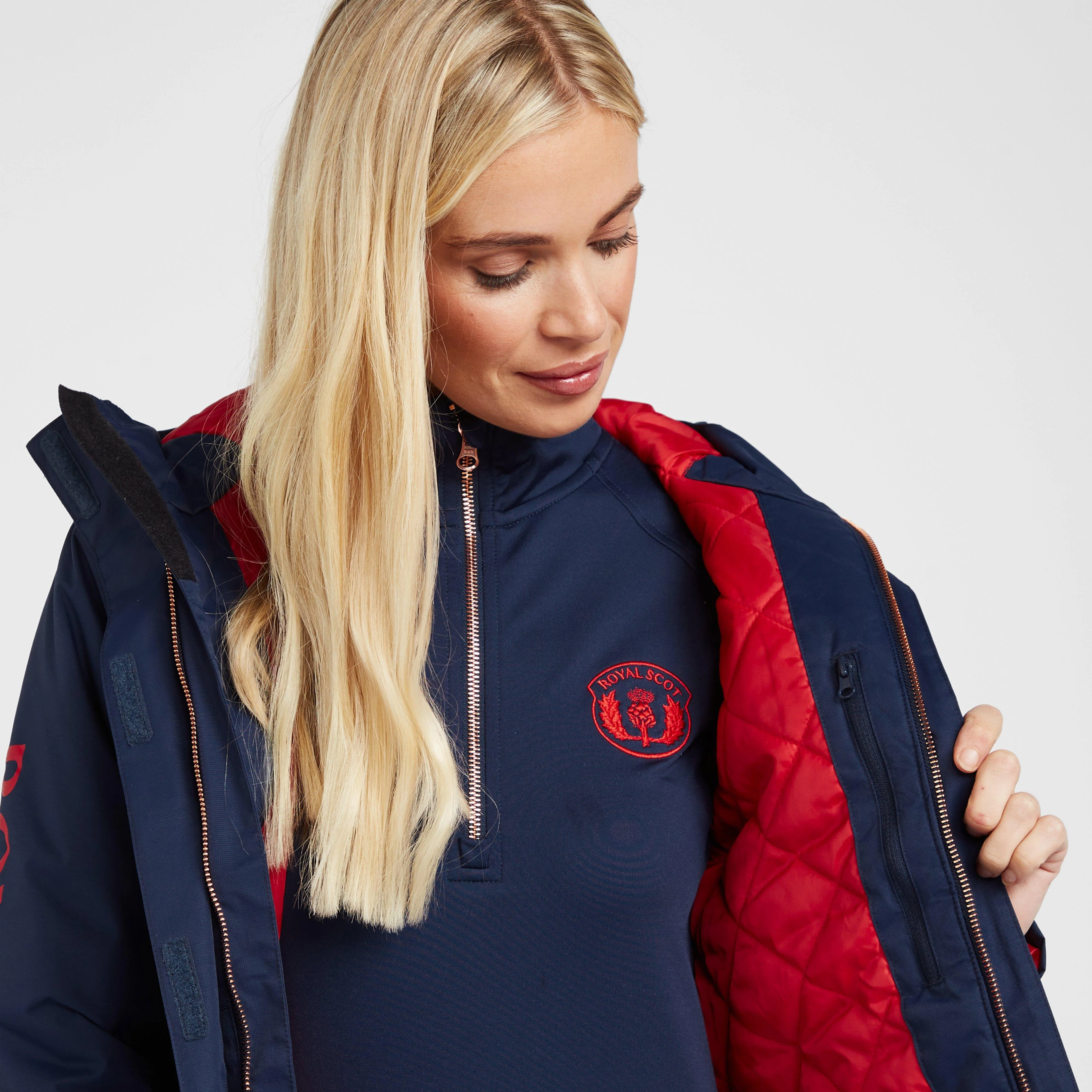 Womens Maya Waterproof Insulated Jacket Dark Blue - Image 11