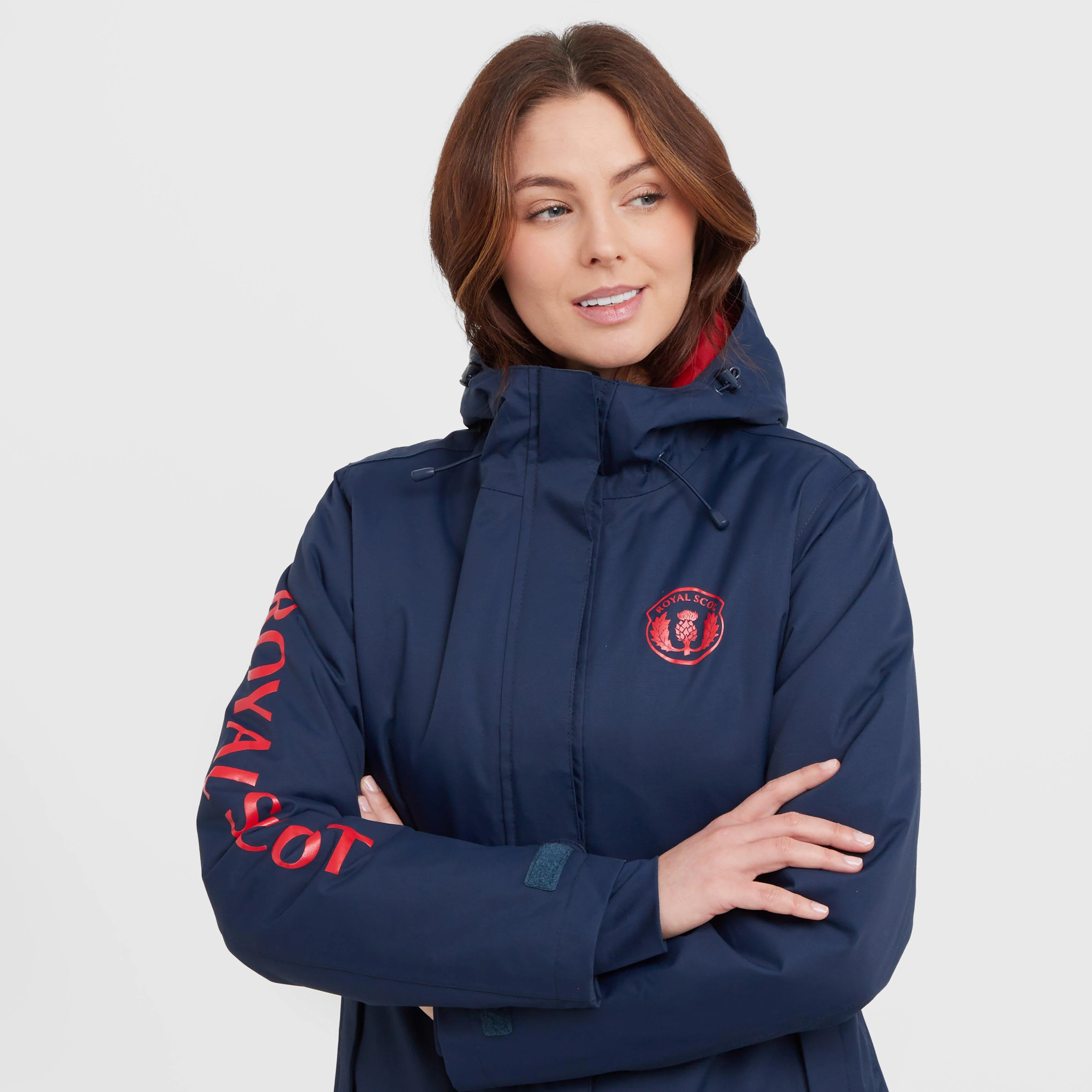 Womens Maya Waterproof Insulated Jacket Dark Blue - Image 8