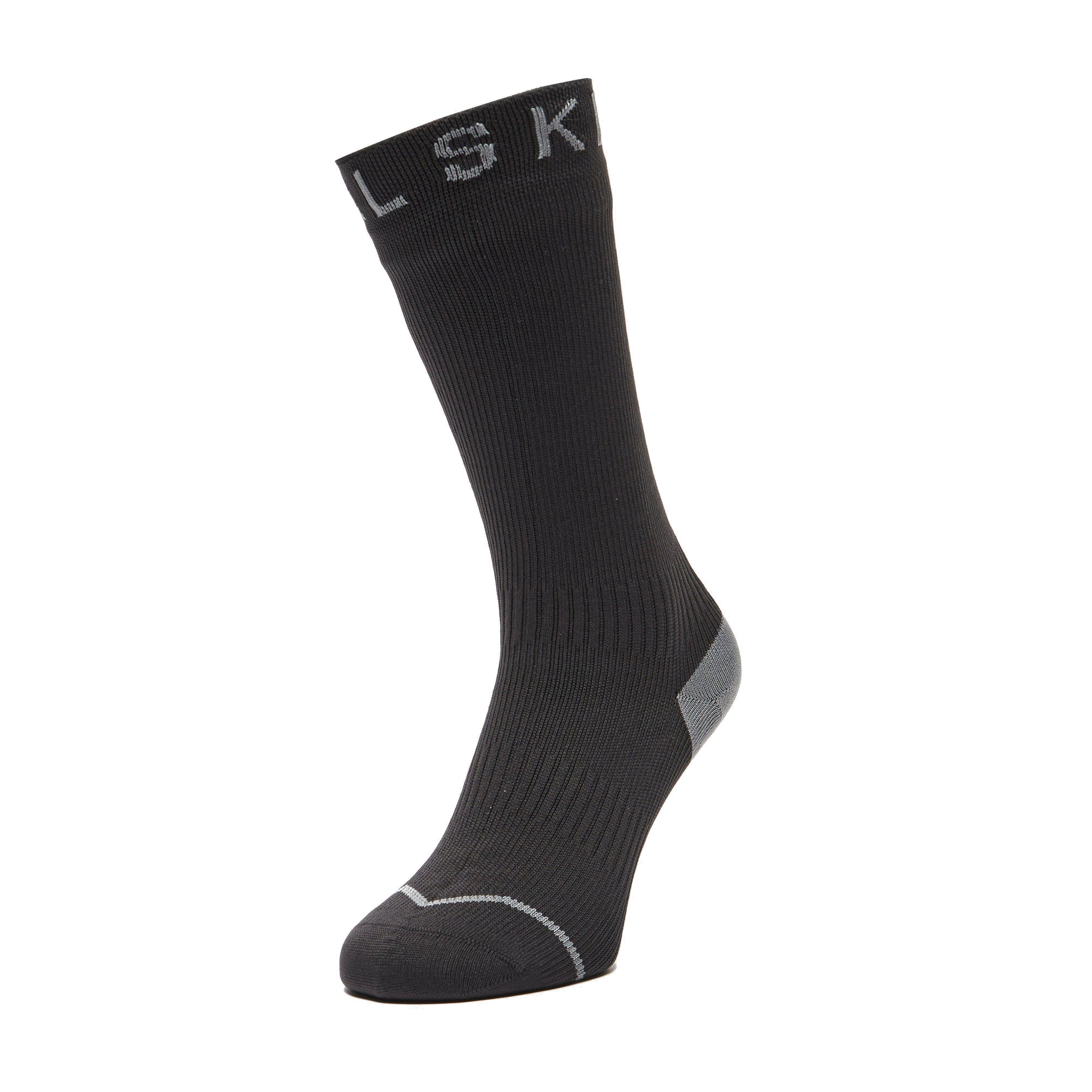 Waterproof All Weather Mid Length Socks Black - Image 6