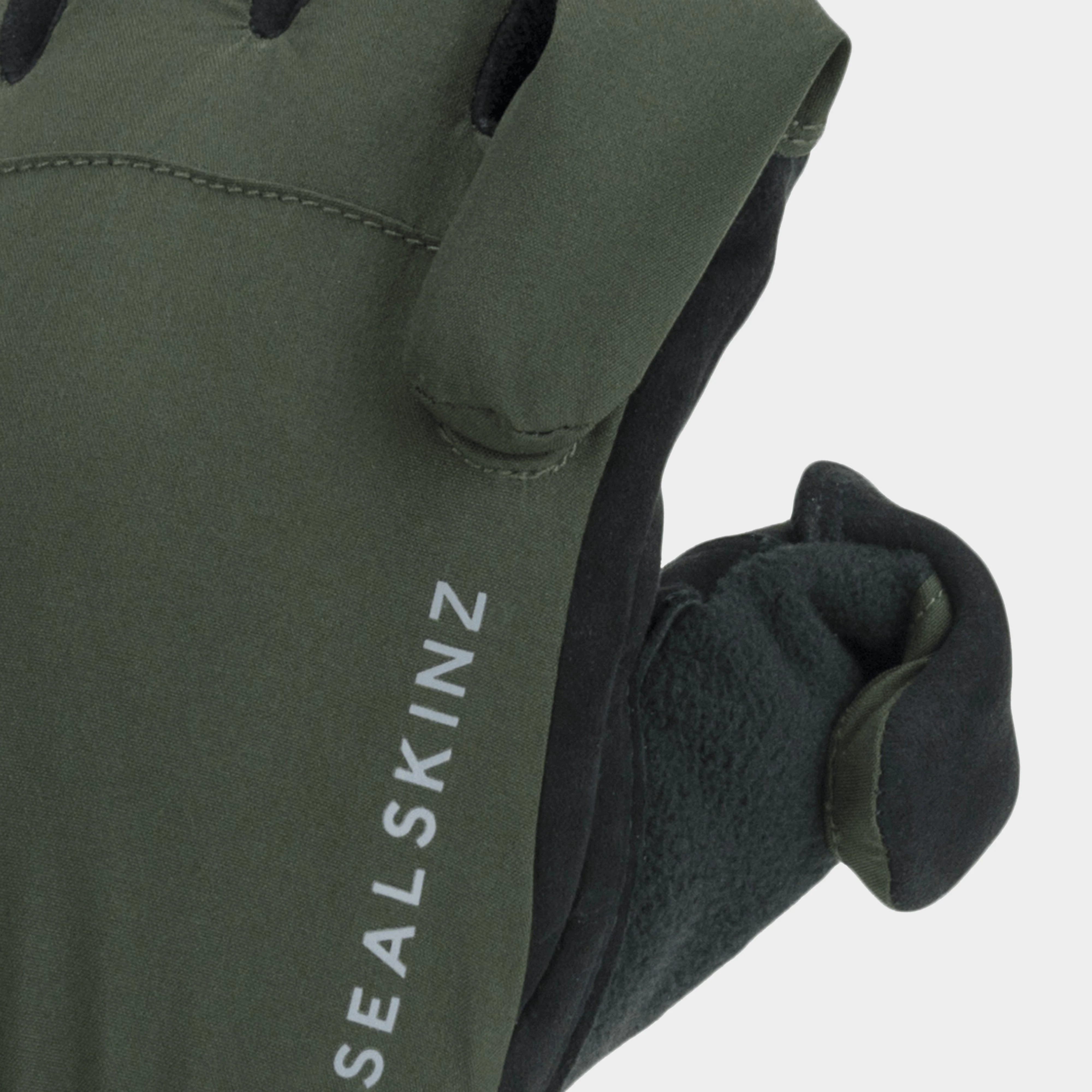 Waterproof All Weather Sporting Gloves Olive - Image 4