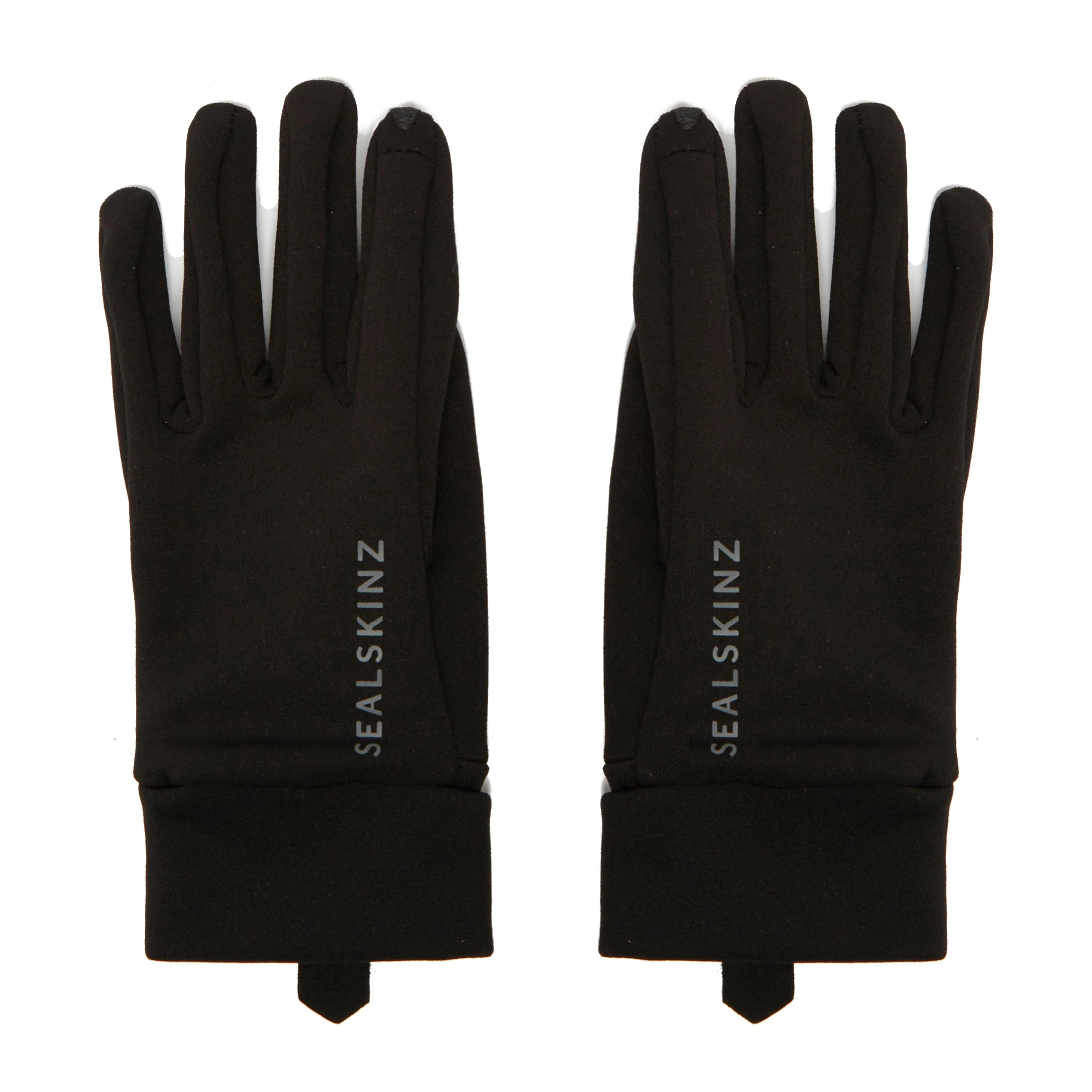 Womens Water-repellent All-Weather Gloves Black - Image 4