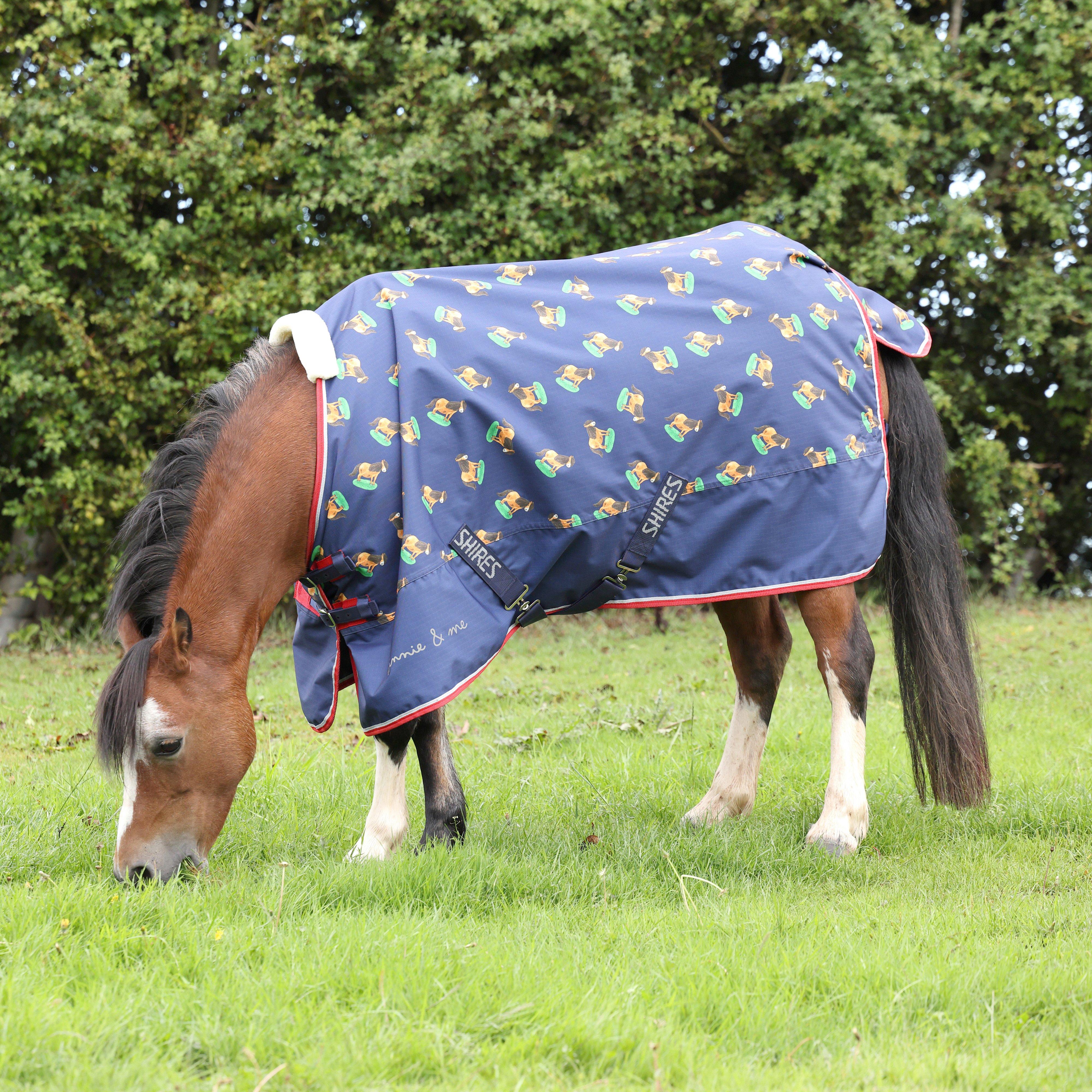 Winnie & Me Lite Turnout Rug Navy - Image 7