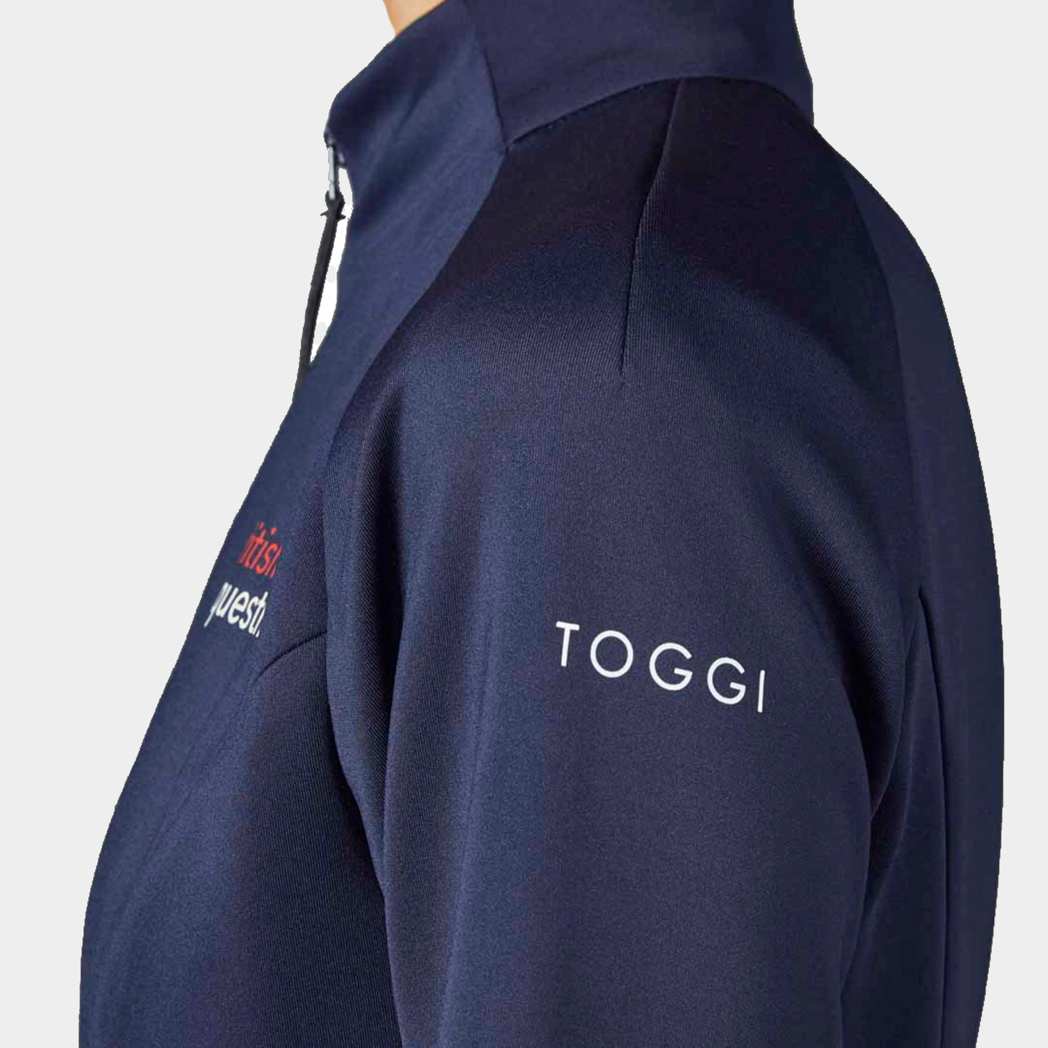 Womens GBR Inbetweener Technical Zip Mid-Layer Navy - Image 6