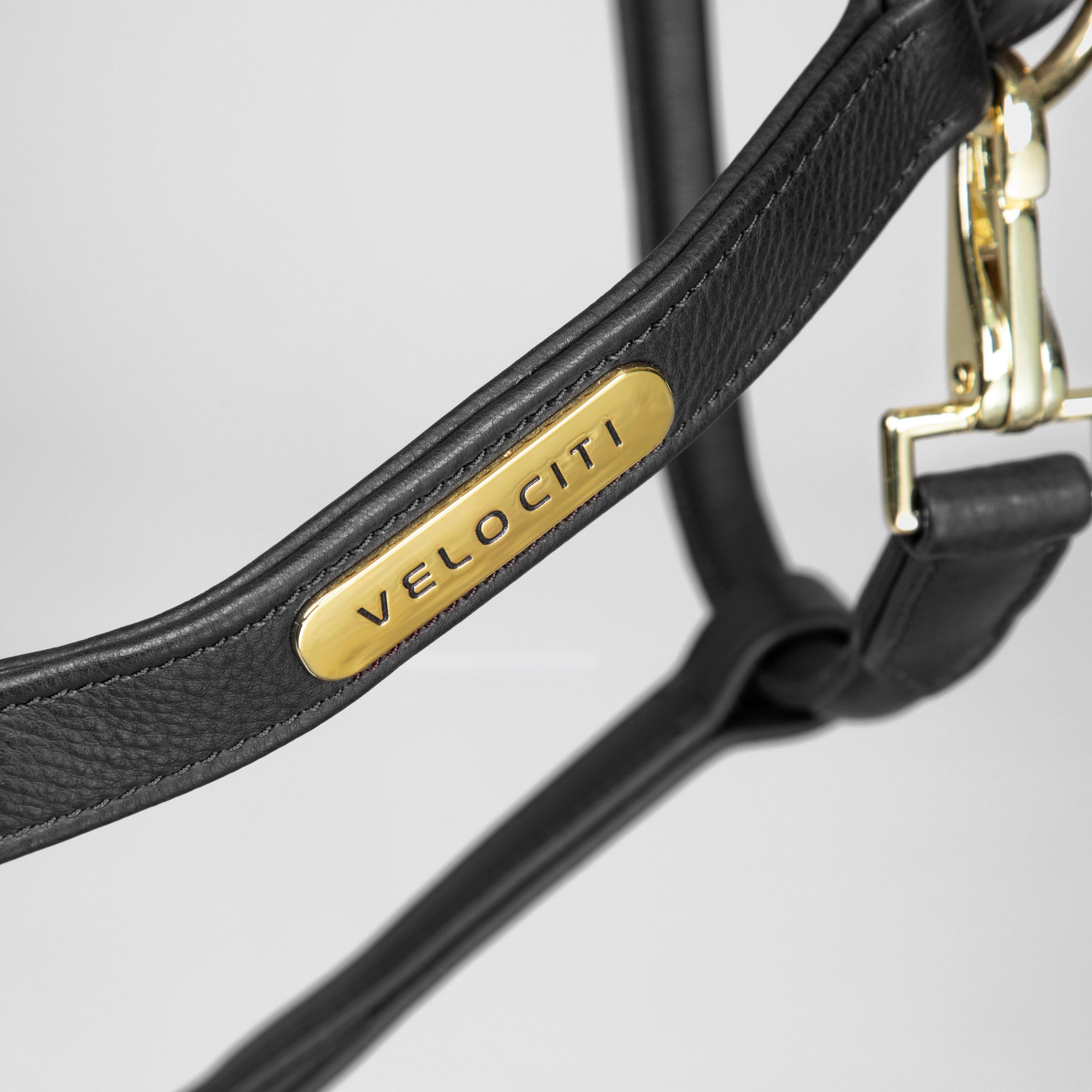 RAPIDA Comfort Leather Headcollar Black - Image 3