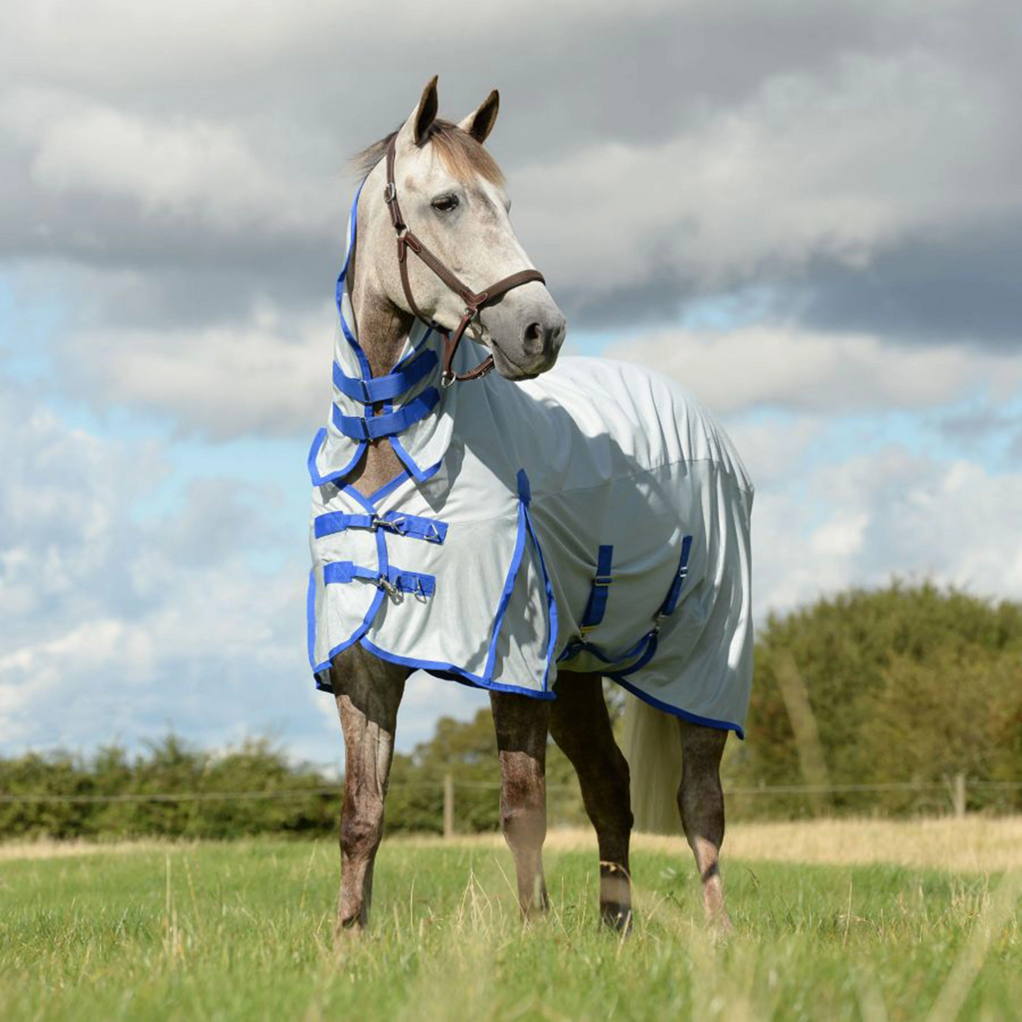ComFITec 600D/Mesh Combo Neck Rug Silver/Silver