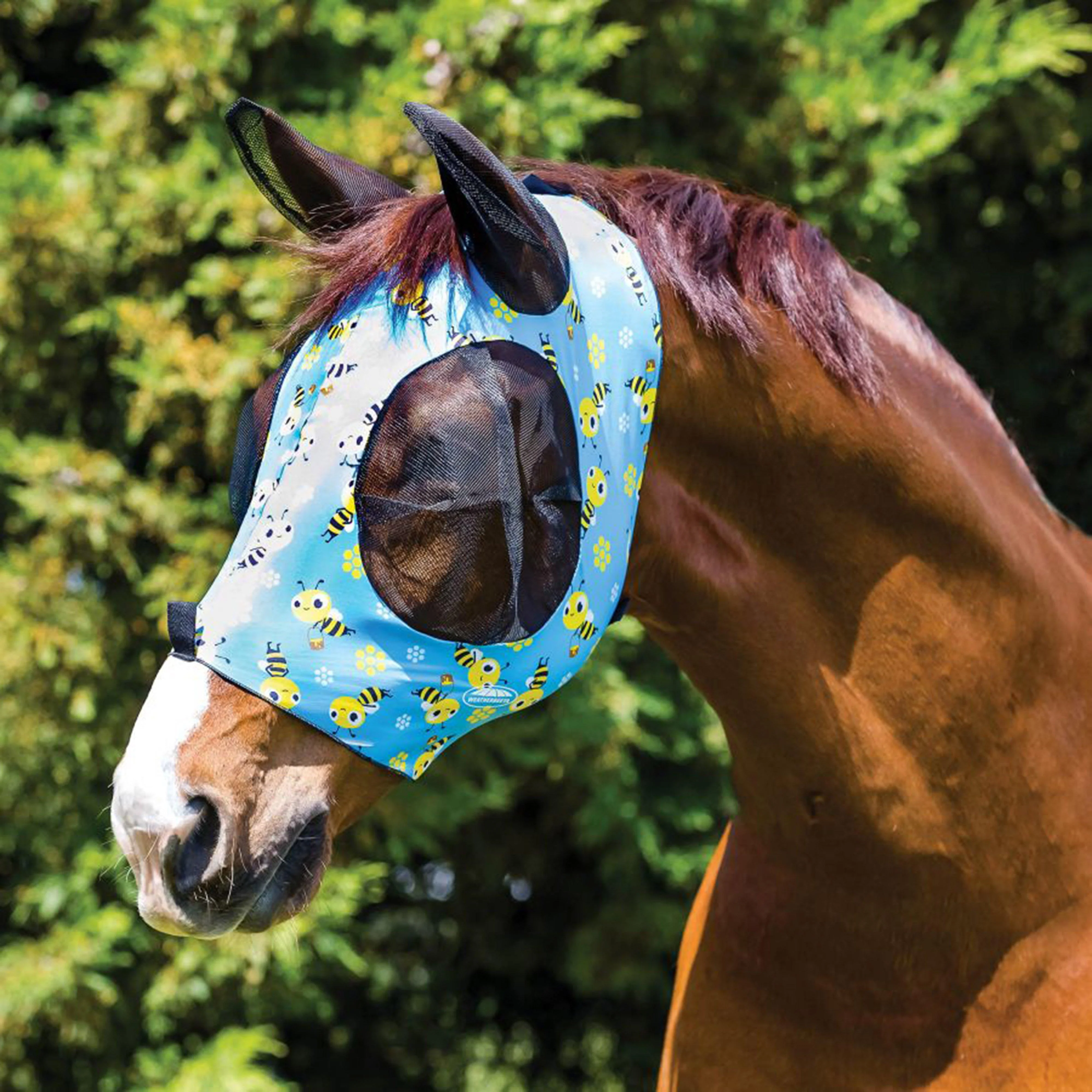 Deluxe Stretch Bug Eye Saver With Ears Bee Print