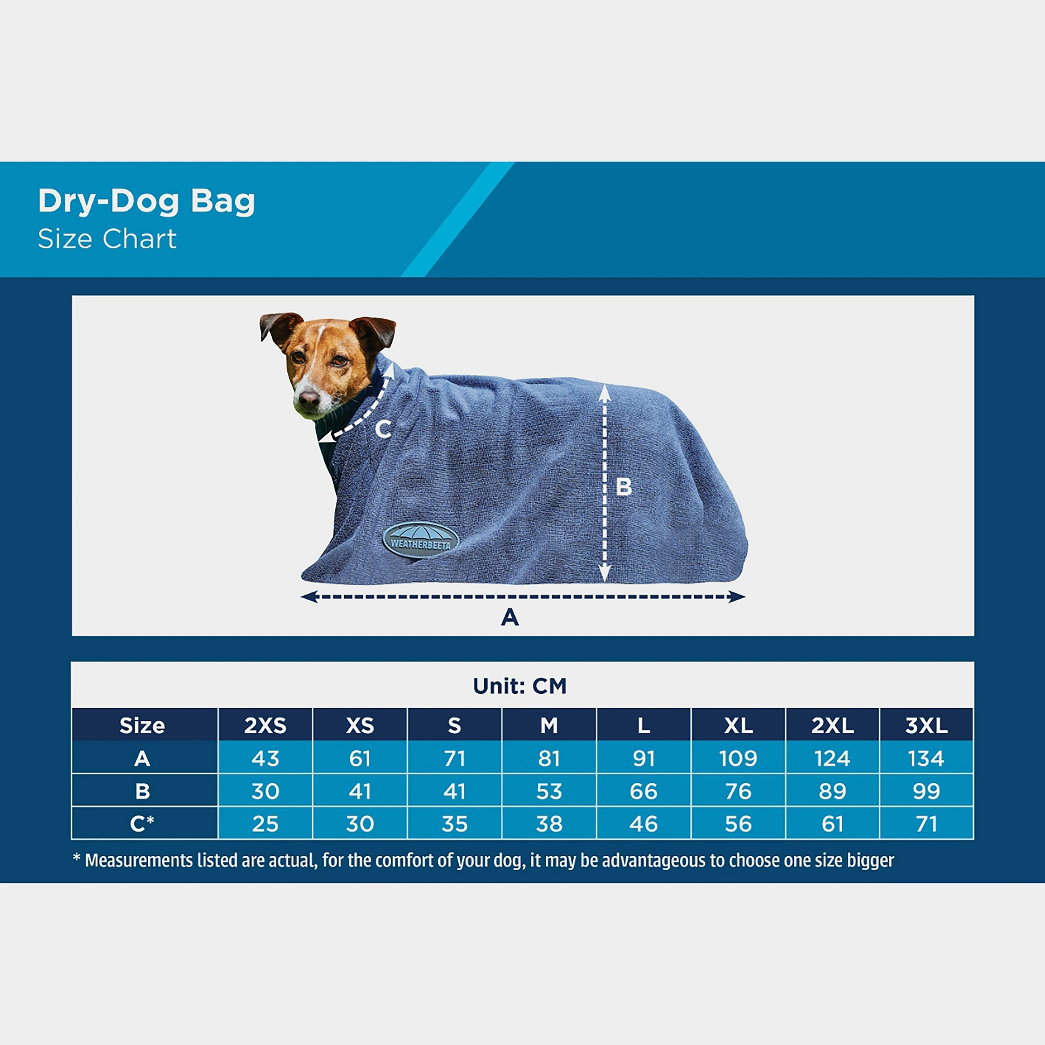 Dry Dog Bag Navy - Image 2