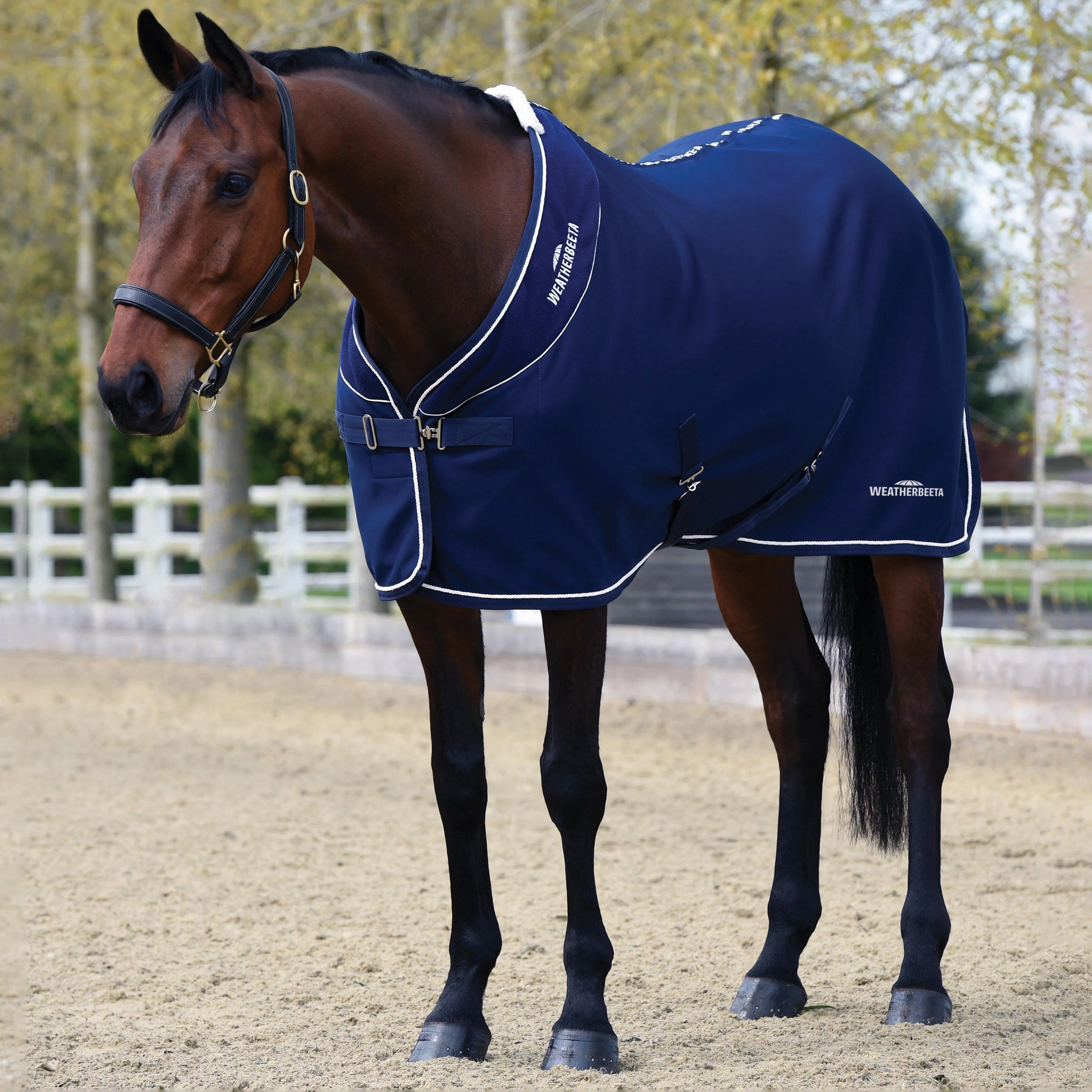 Standard Neck Opulence Show Sheet Navy/White - Image 5
