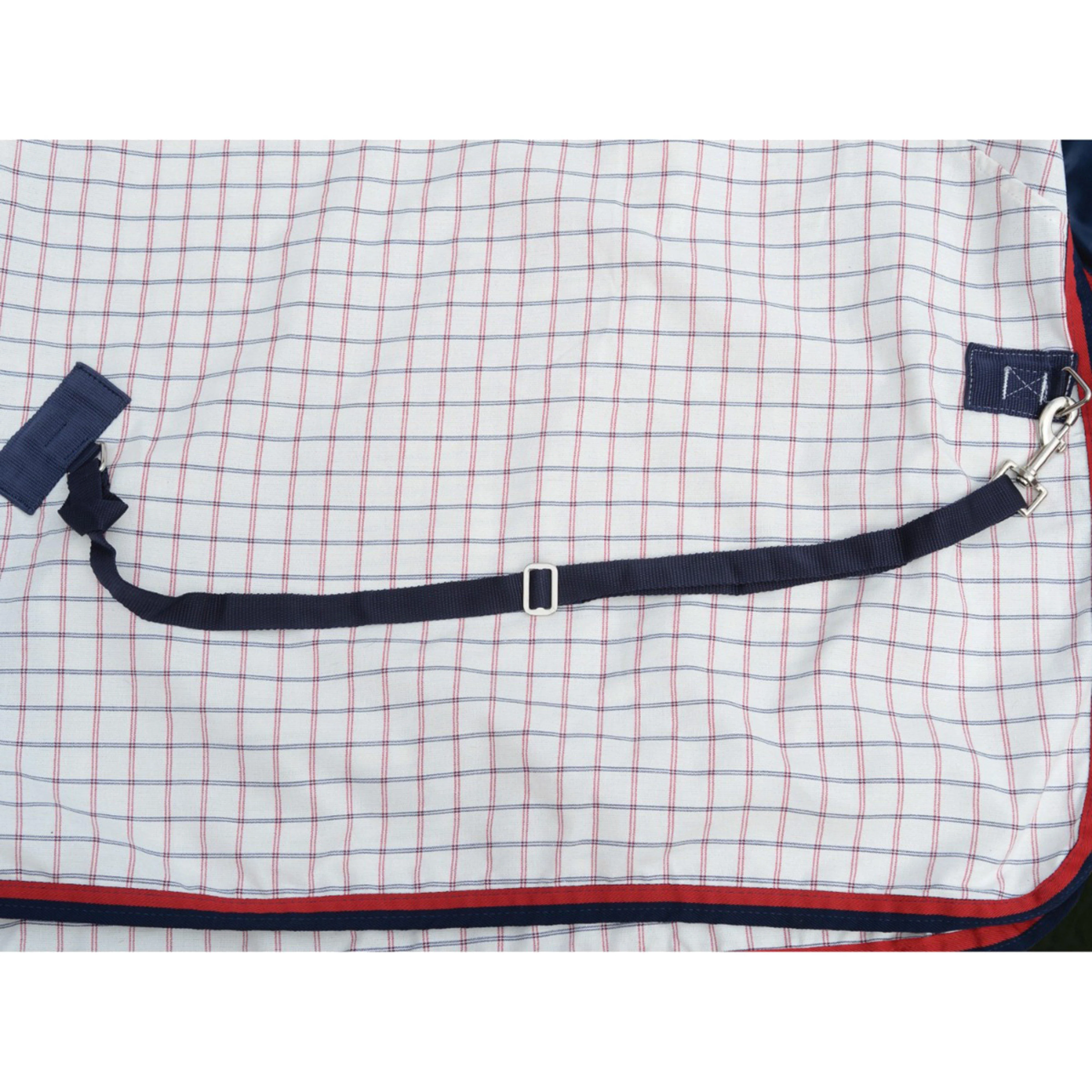 Summer Sheet Lite III Combo Neck Rug White/Navy/Red - Image 5