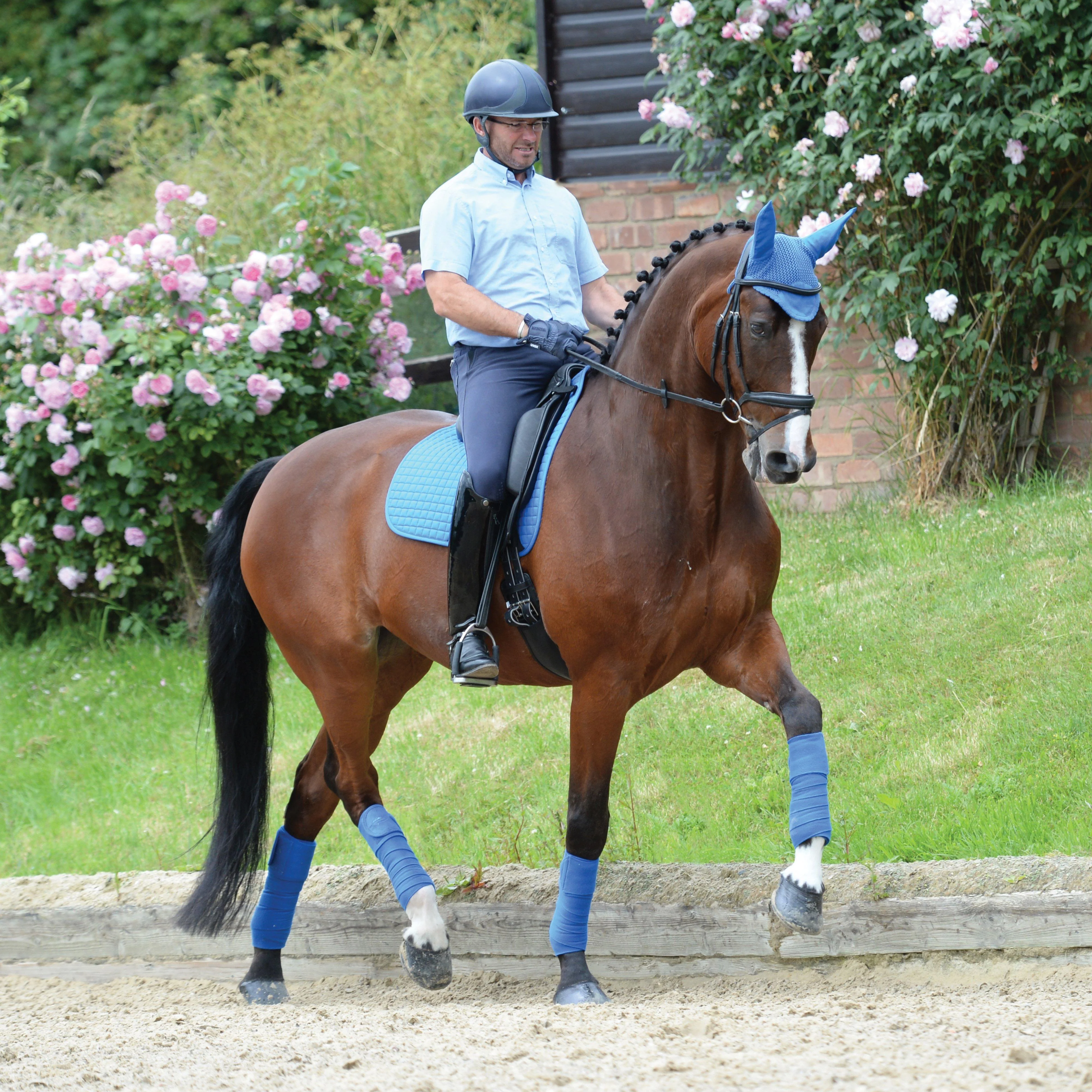 WeatherBeeta Prime Dressage Saddle Pad Royal Blue - Image 3