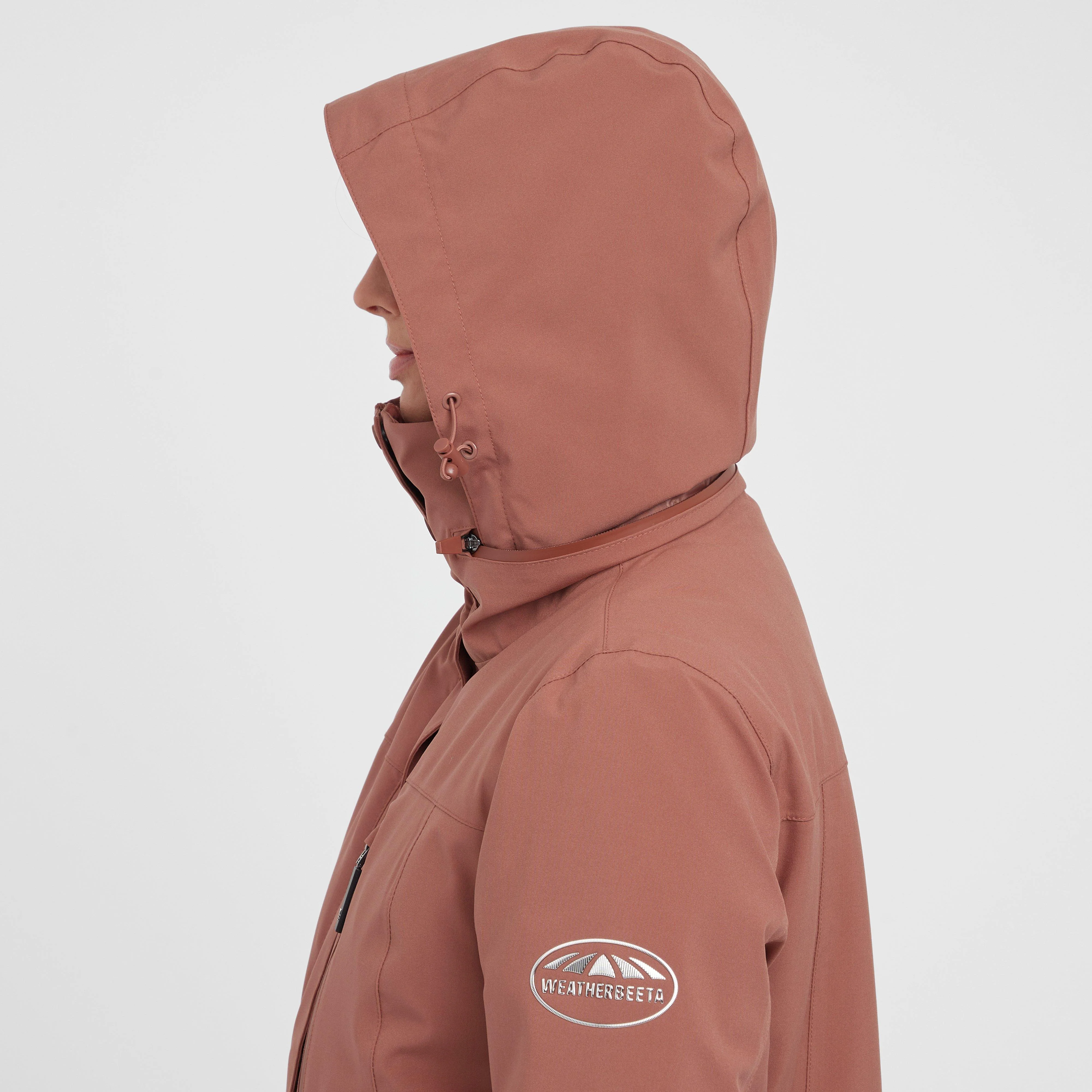 Womens Kayla II Waterproof Jacket Redwood - Image 5