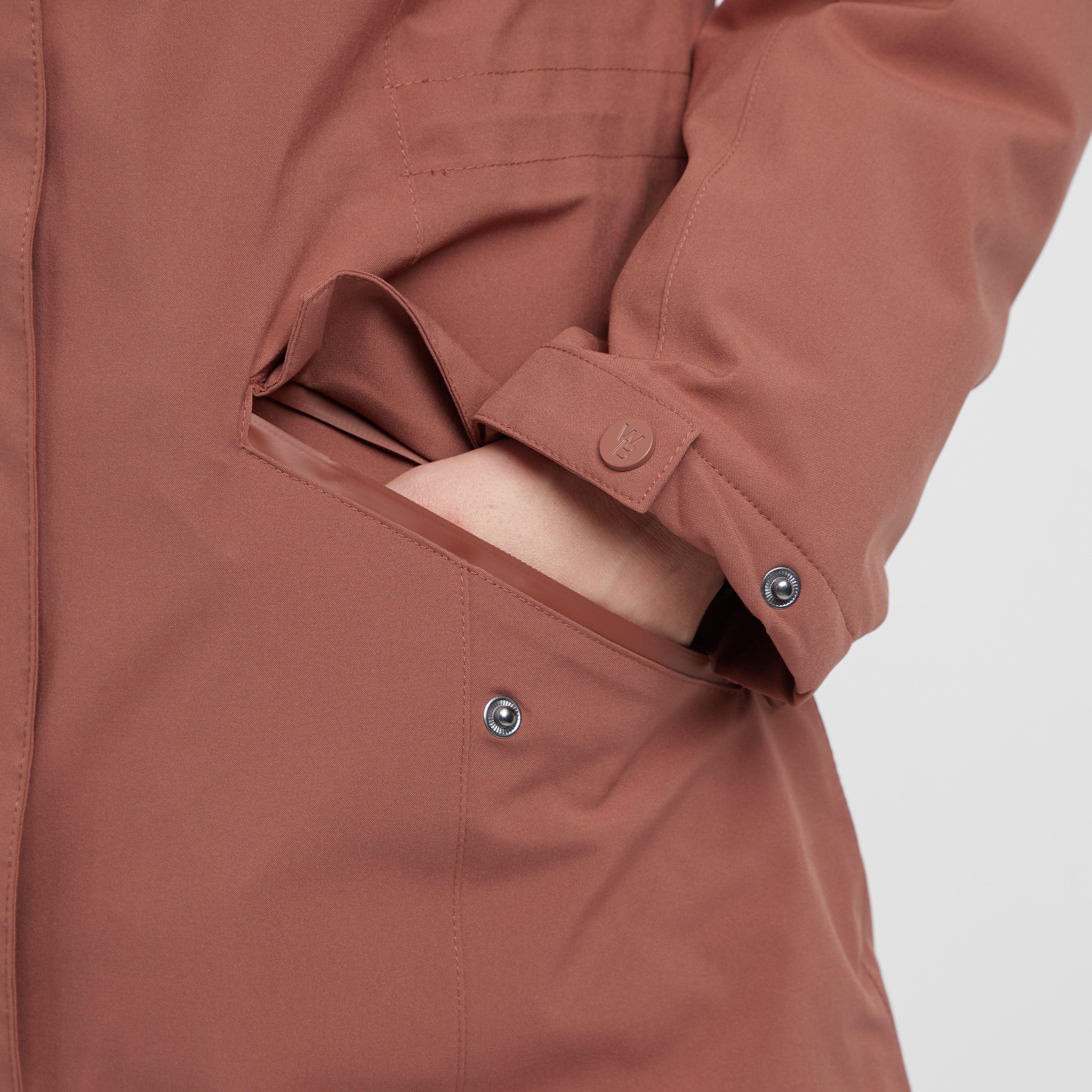 Womens Kayla II Waterproof Jacket Redwood - Image 8
