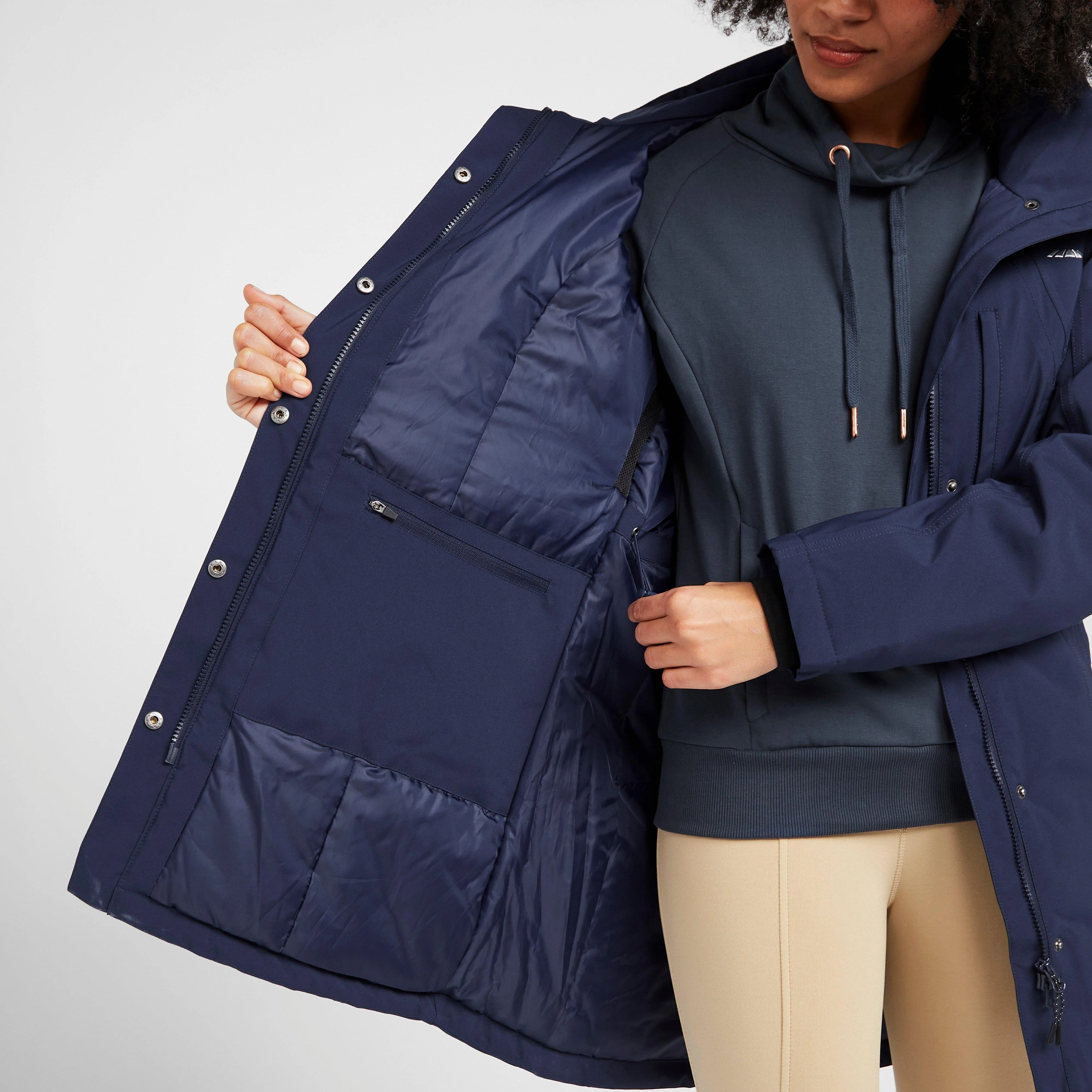 Womens Kayla Waterproof Jacket Navy - Image 12