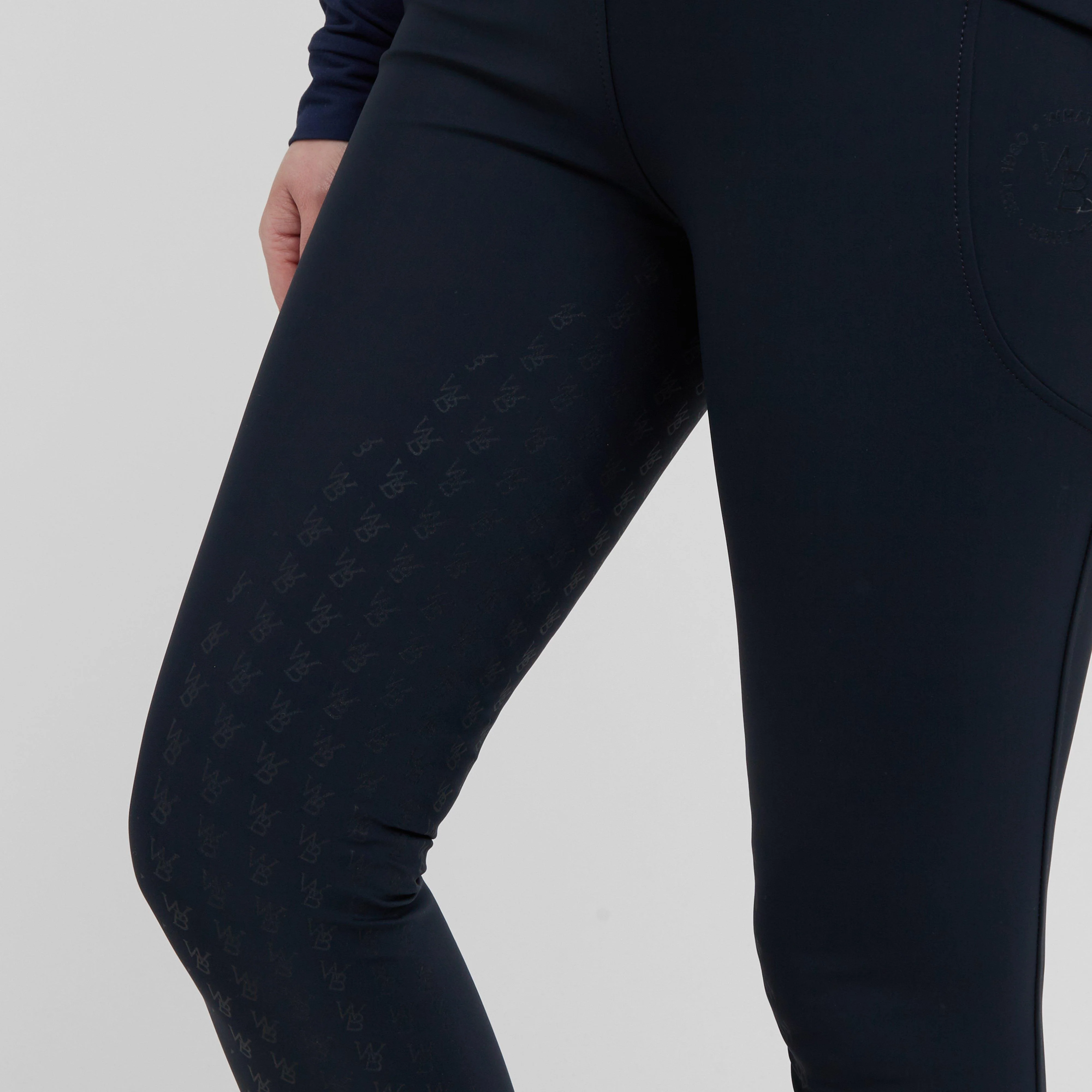 Womens Thermal Riding Tights Sky Captain - Image 5