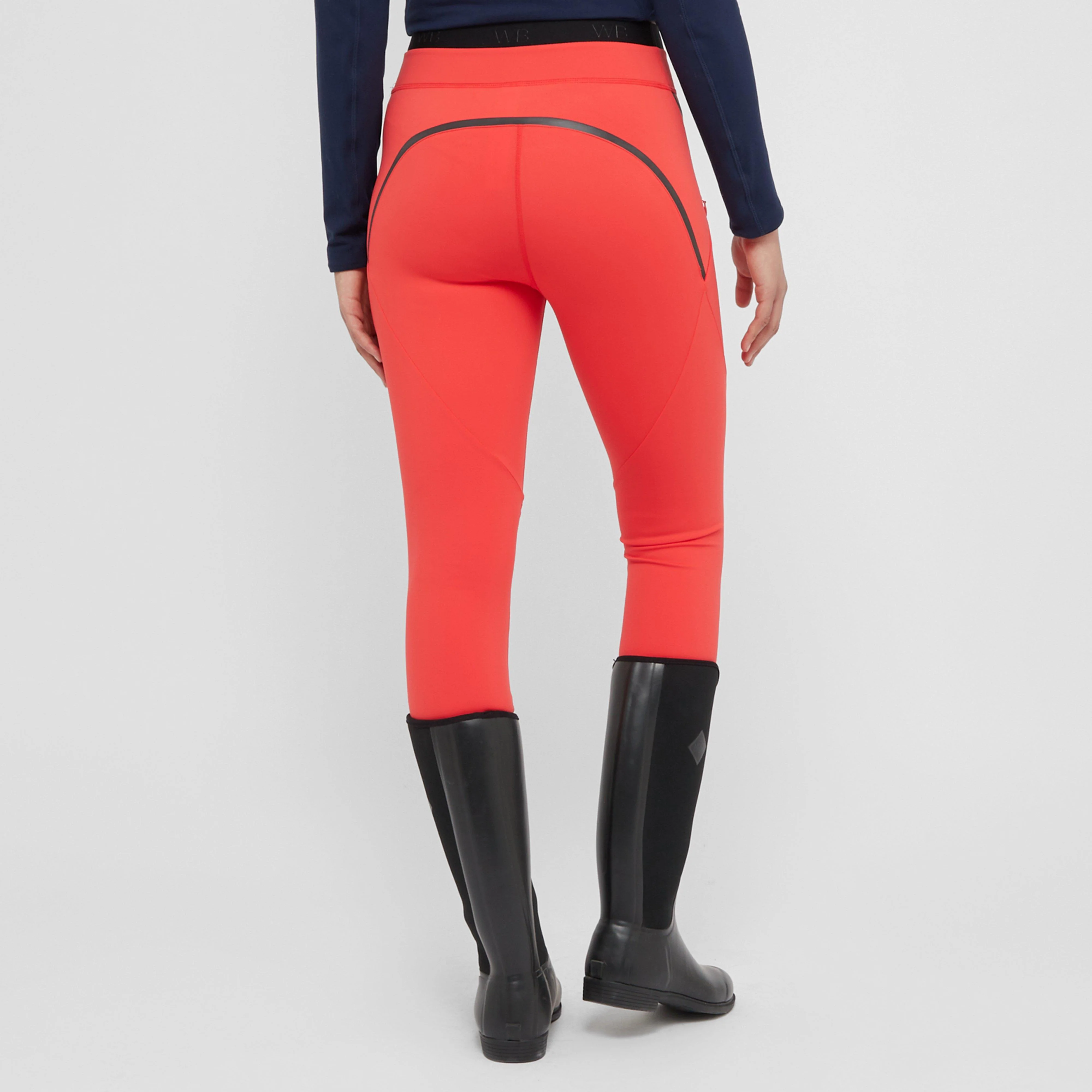 Womens Toulon Lifestyle Riding Tights Bittersweet Red - Image 3