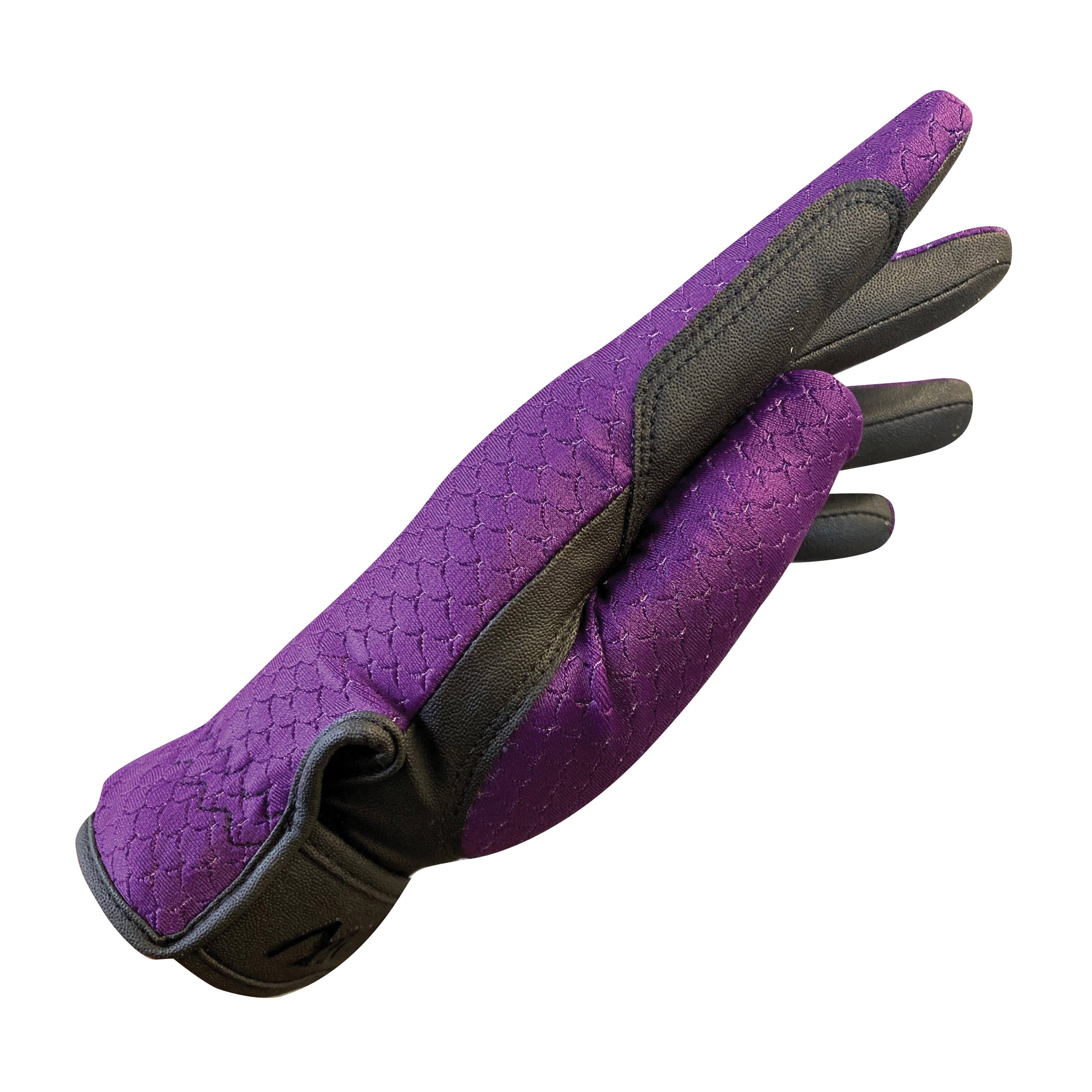 Zennor Riding Gloves Damson - Image 2